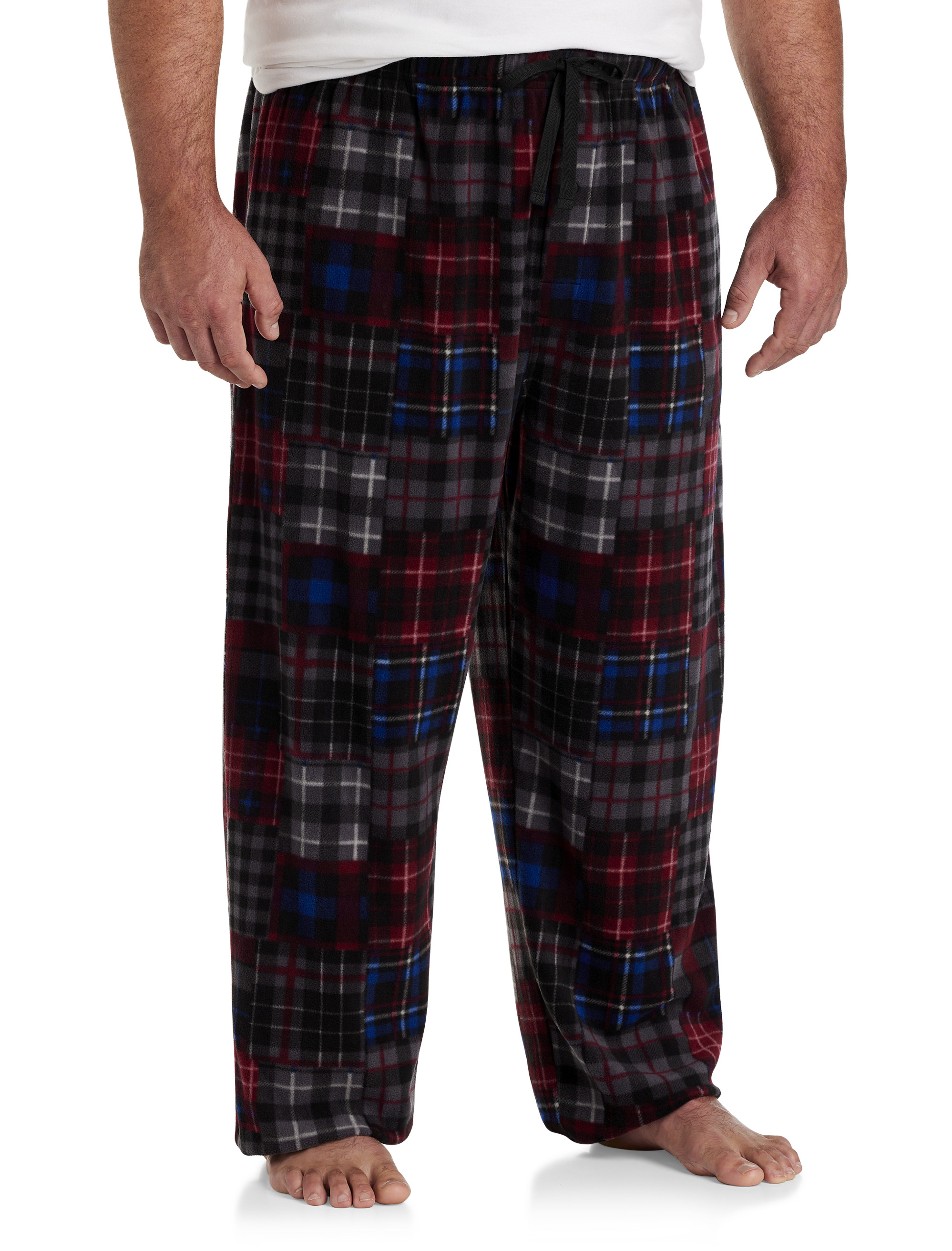 Men's Plaid Drawstring Thick Pajamas Pants Thick Thermal - Temu Canada