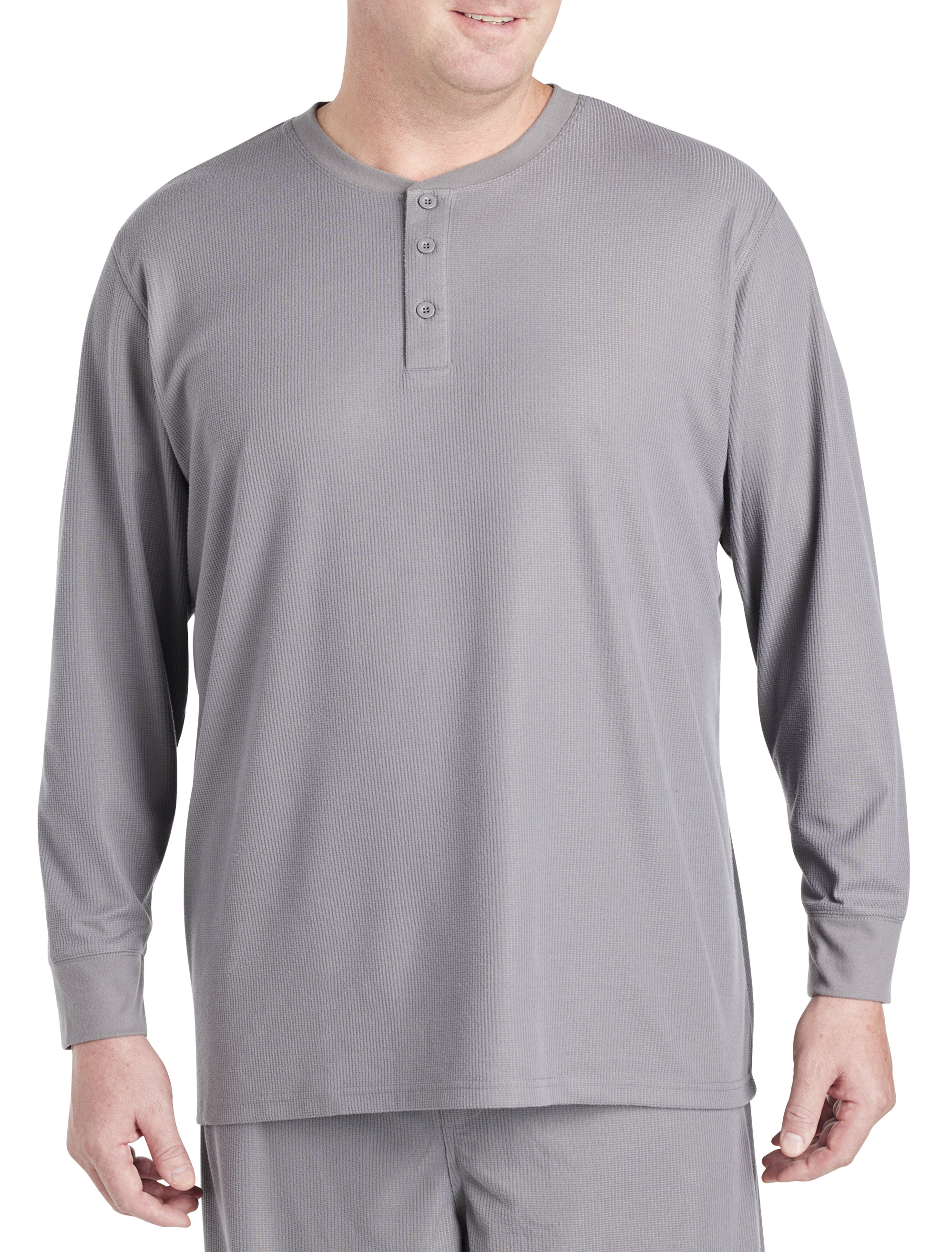 HB BRUSHED WAFFLE TOP GREY