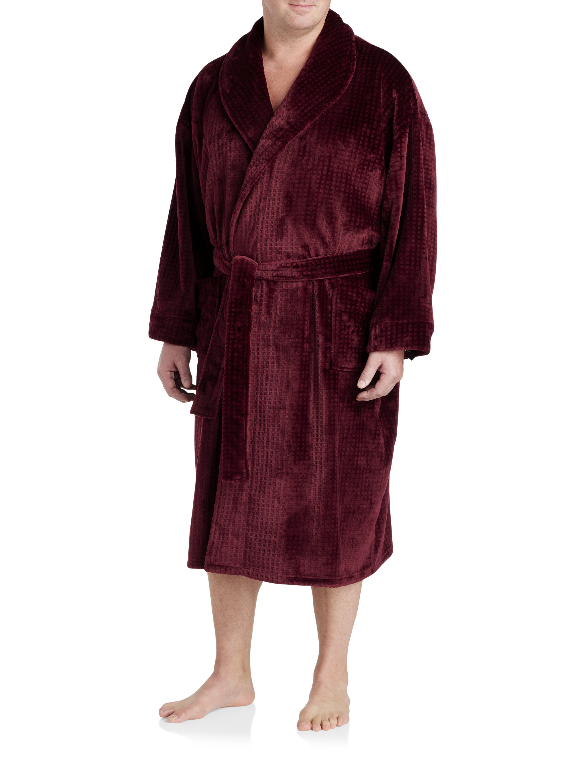 Men's Big and Tall Full Length Long Bathrobe House Coat Pajamas