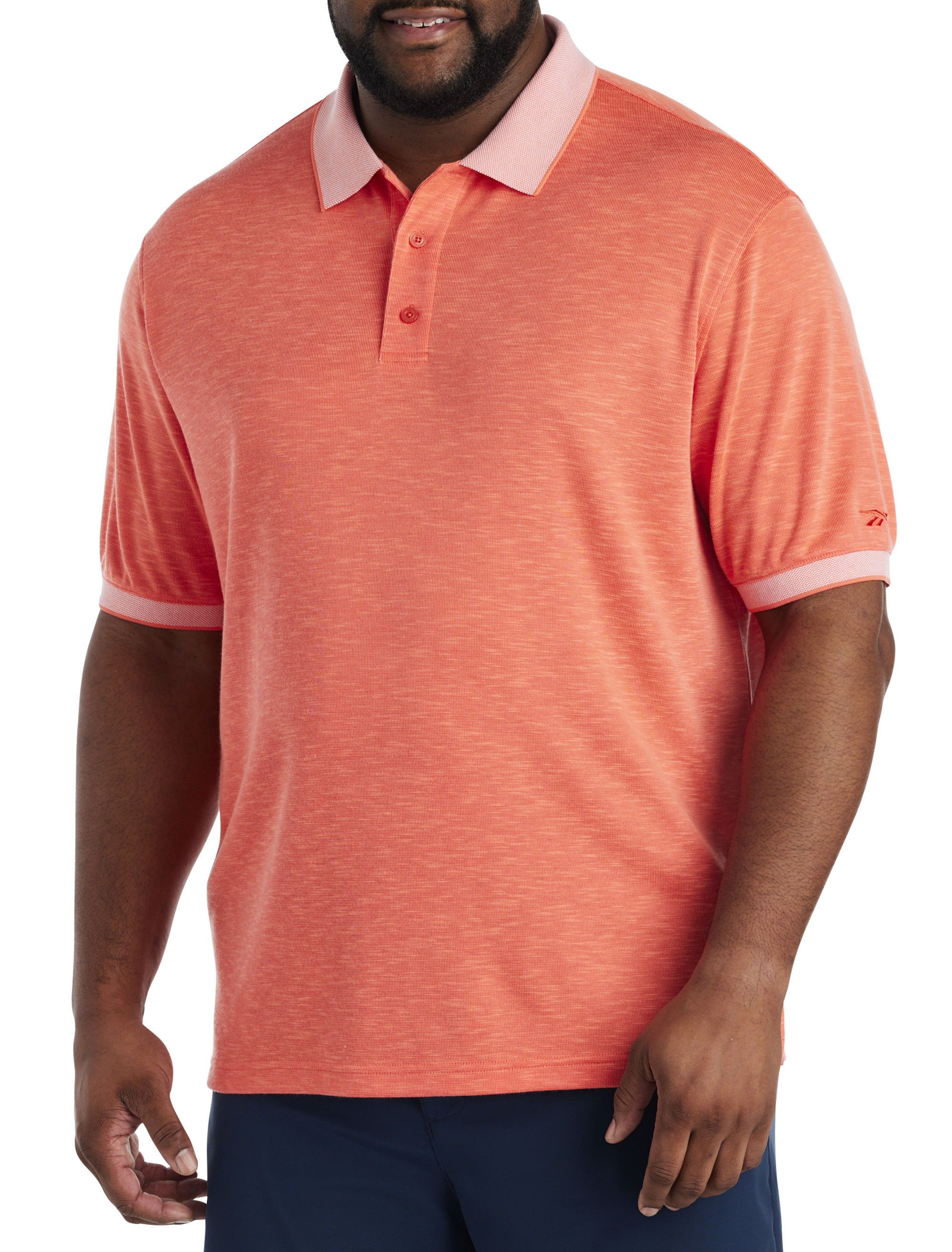 Big + Tall | Reebok Performance Textured Polo Shirt | DXL