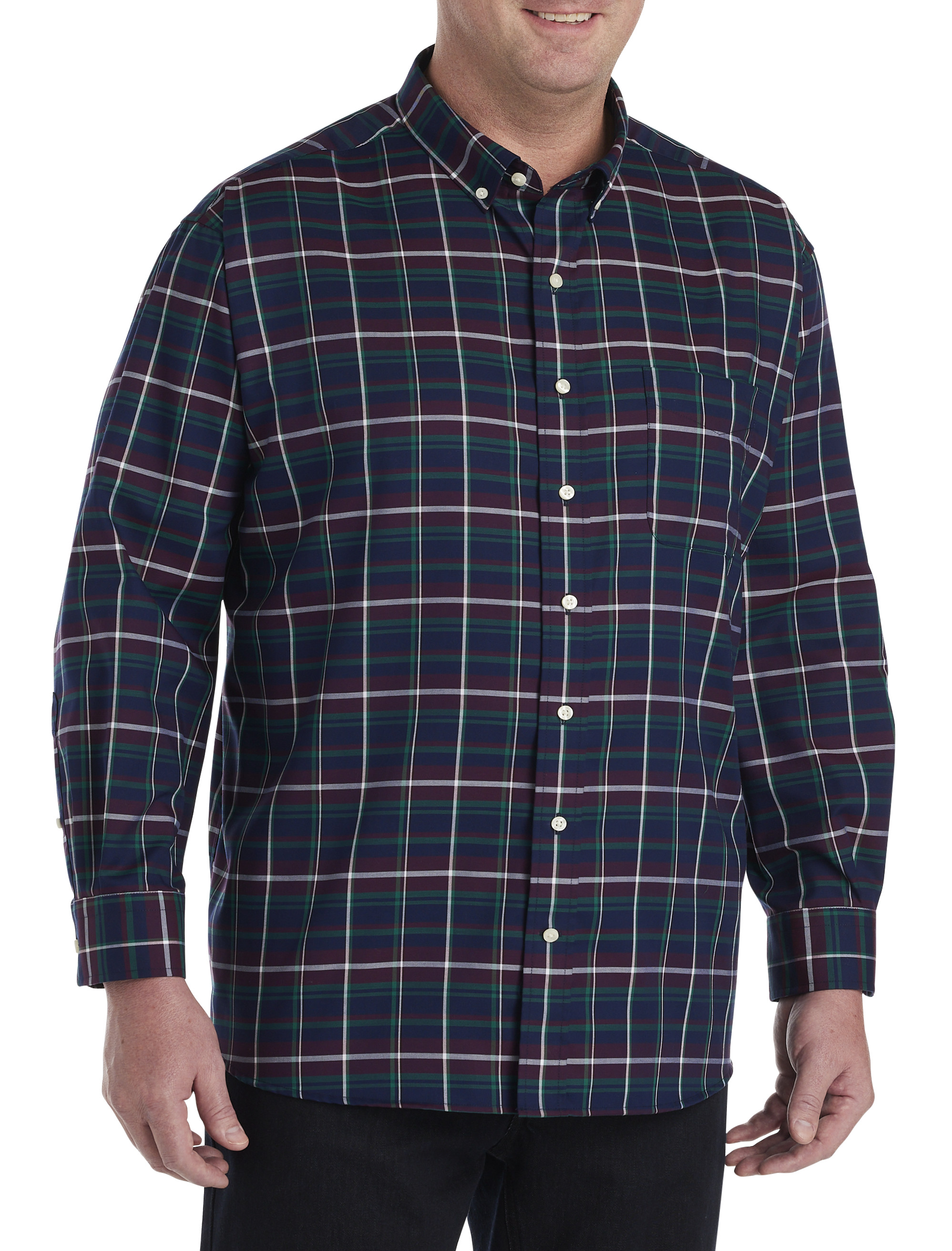 Multi Plaid Sport Shirt