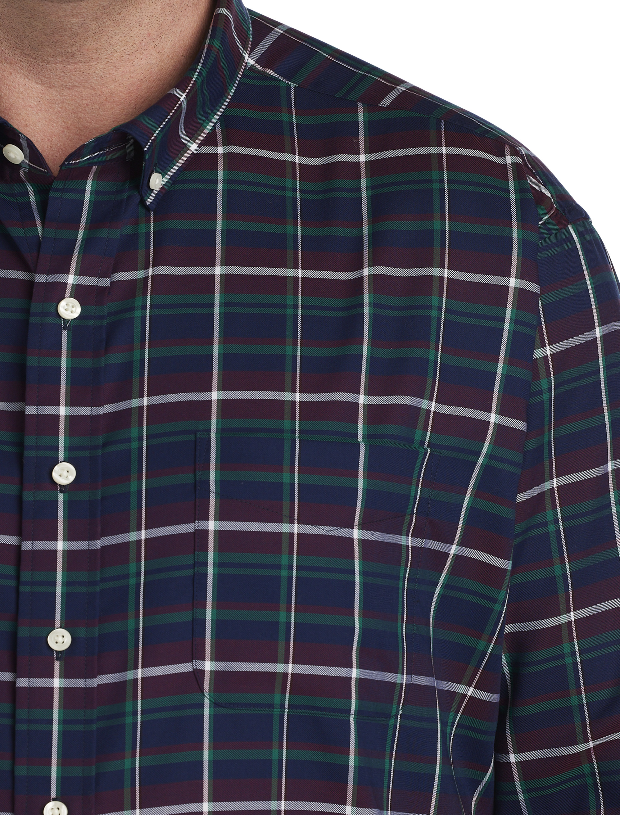 Multi Plaid Sport Shirt