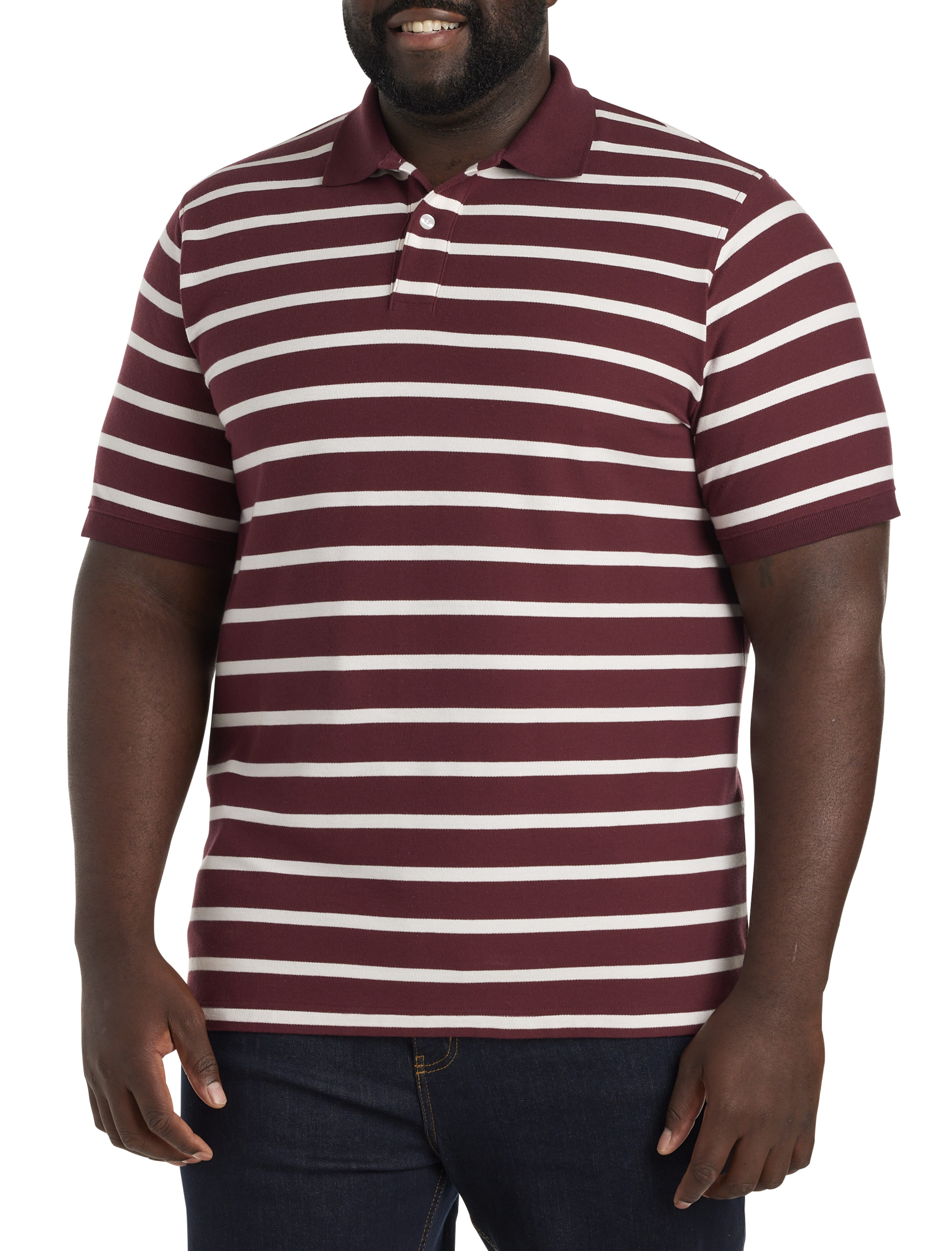 Mens Big & Tall Core Pique Polo Shirt in Haute Red – U.S. Polo