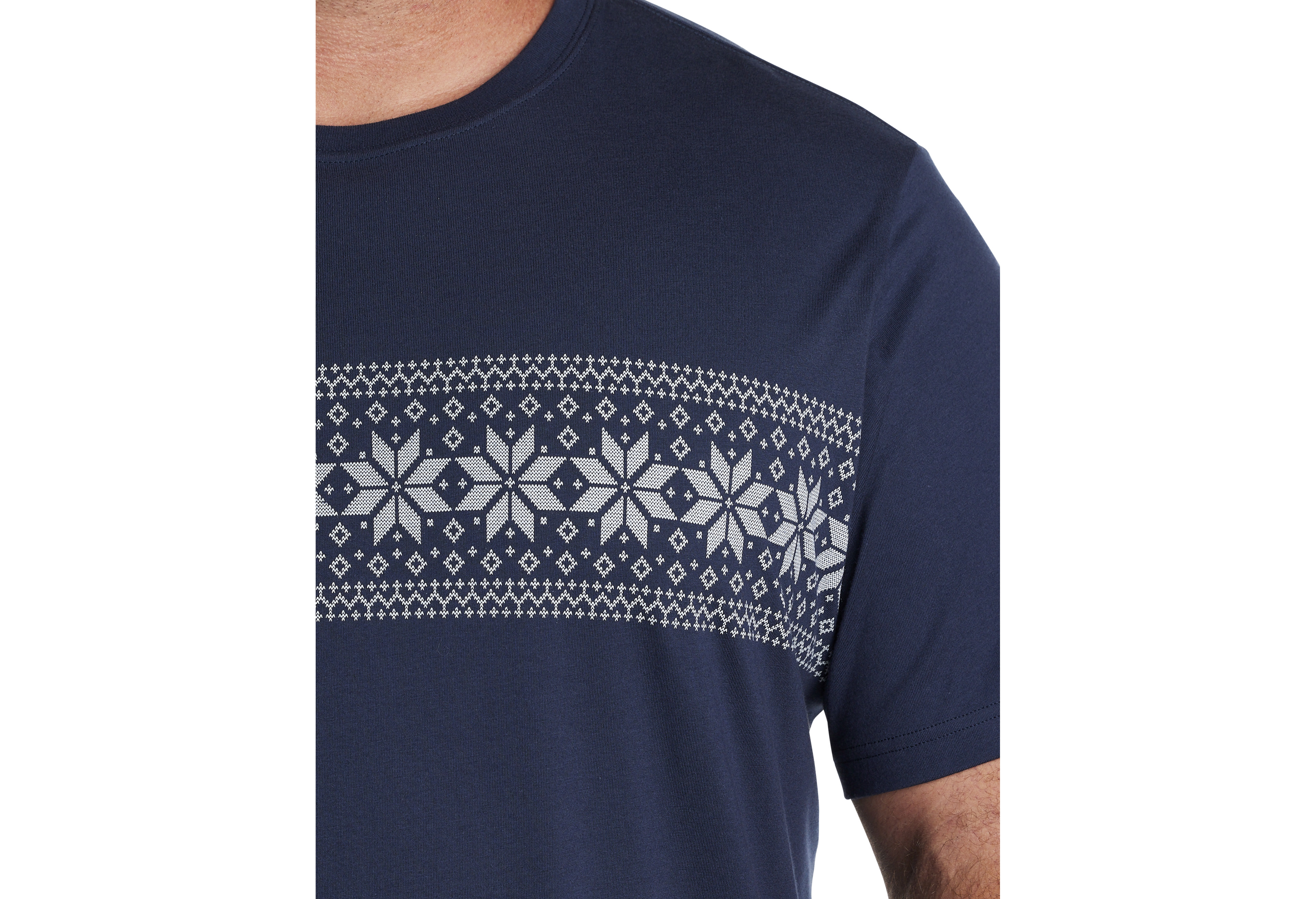 Fair Isle Moisture-Wicking T-Shirt