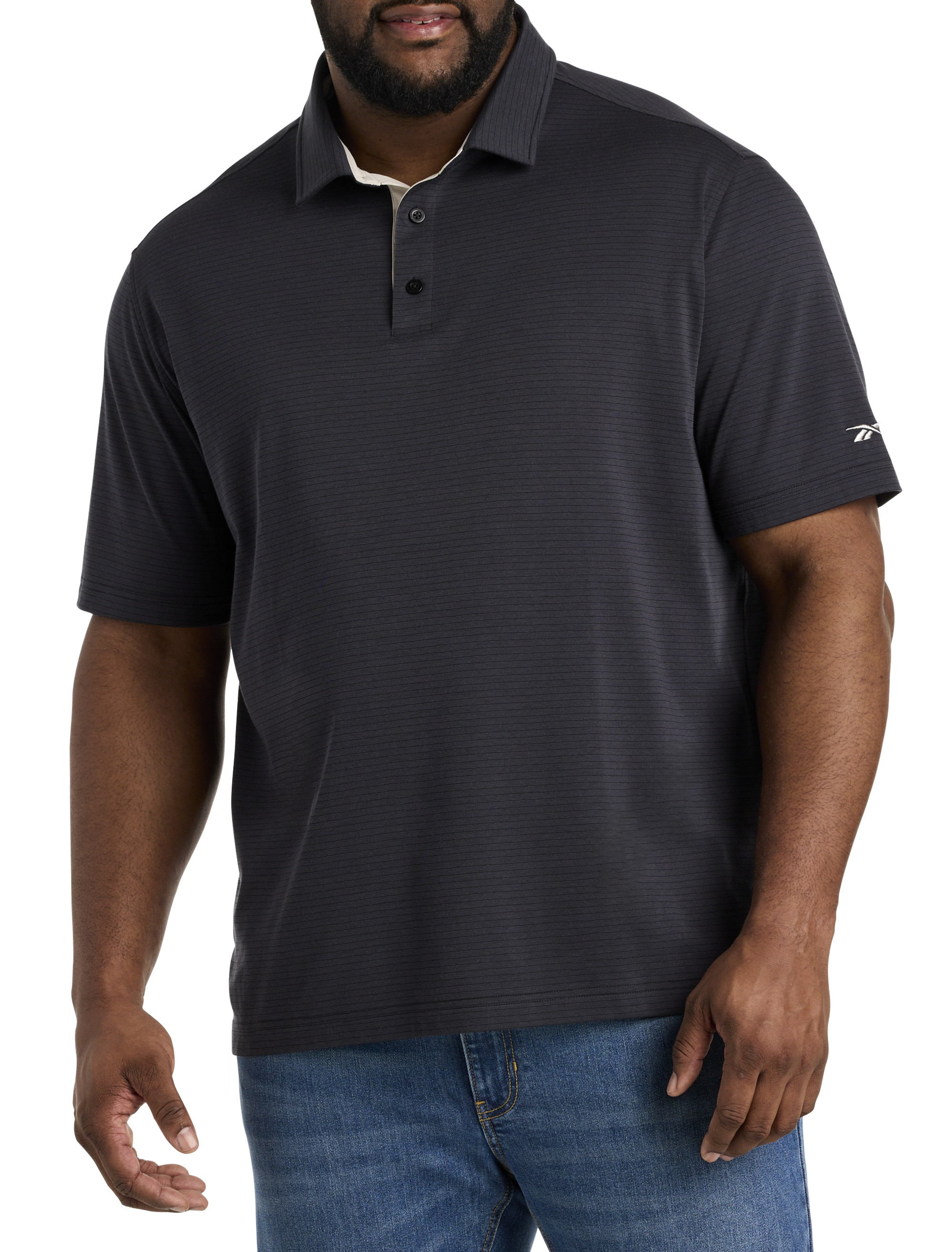 Reebok Performance Striped Polo Shirt