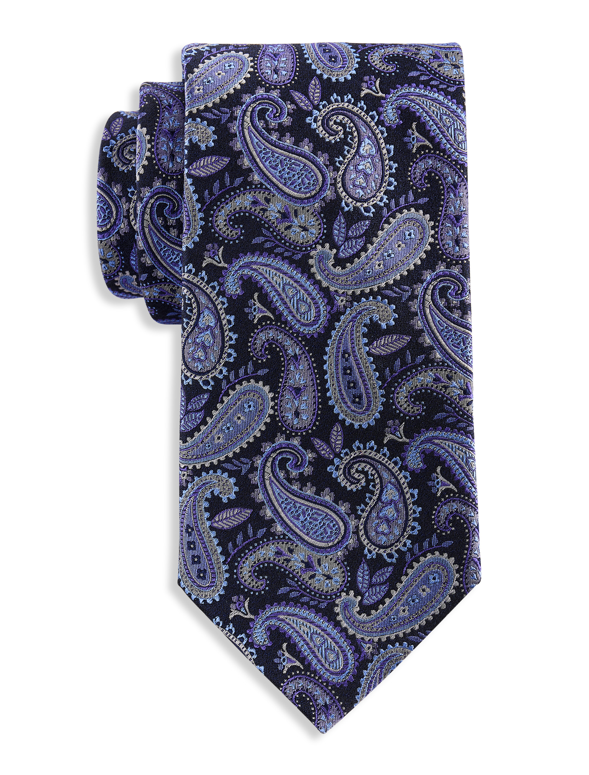 Scattered Paisley Silk Tie
