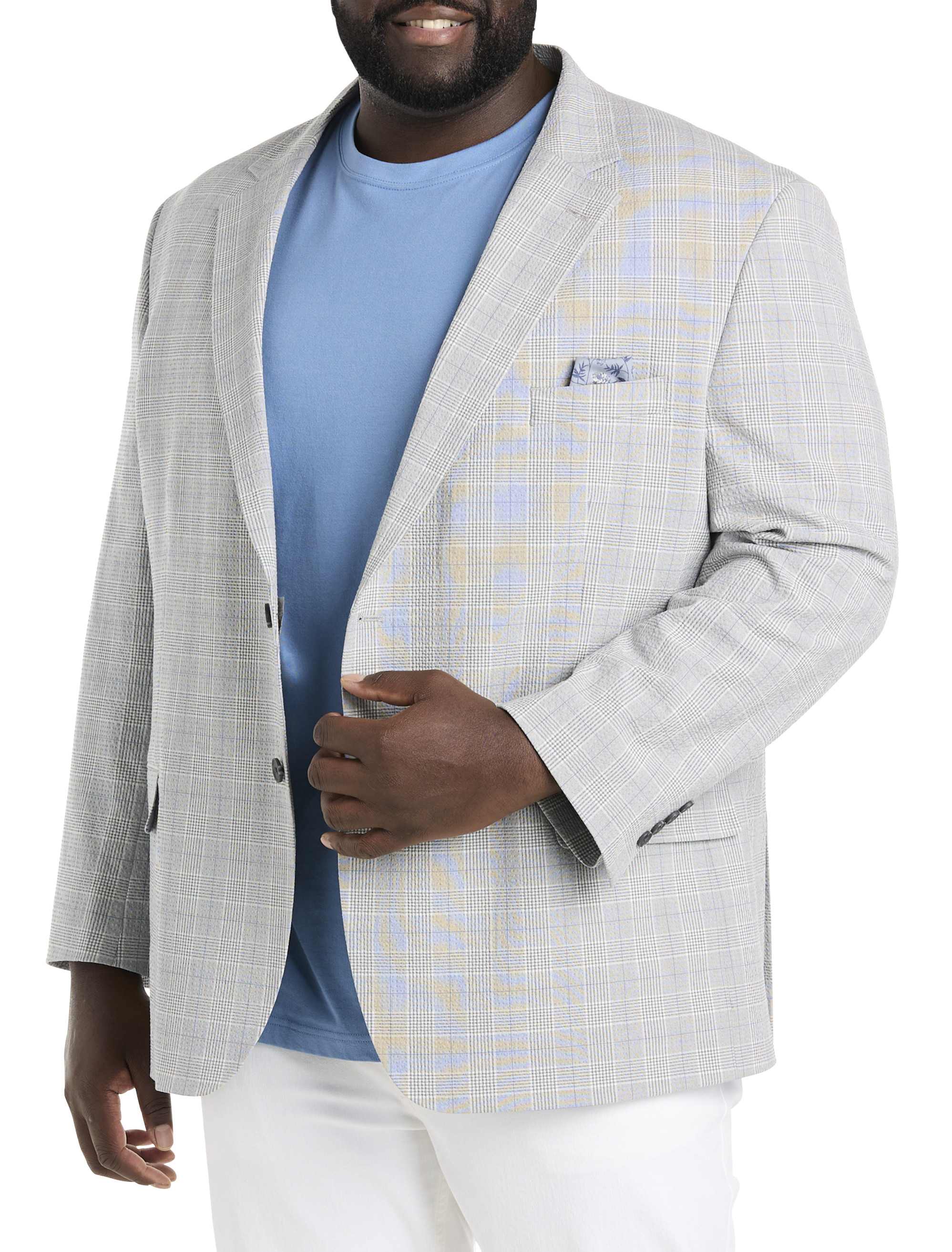 Big + Tall | Oak Hill Seersucker Sport Coat | DXL