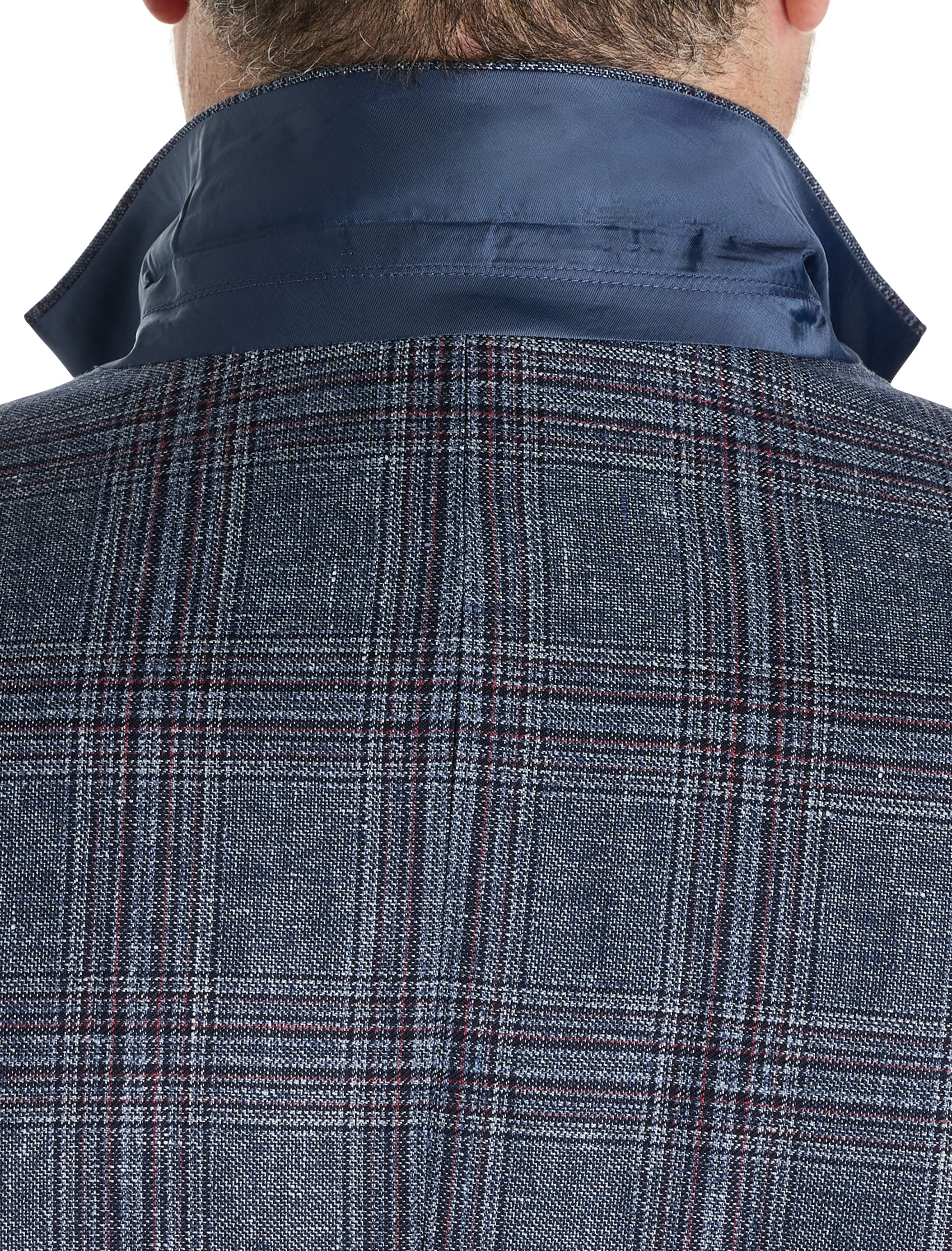 Big + Tall | Oak Hill Premium Italian Wool-Blend Glen Plaid Sport