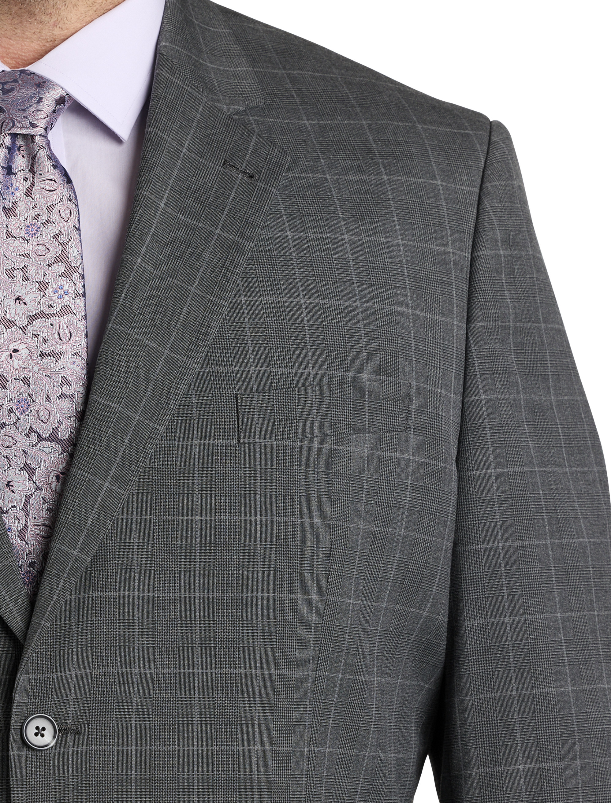 Houndstooth Jacket-Relaxer Suit Jacket