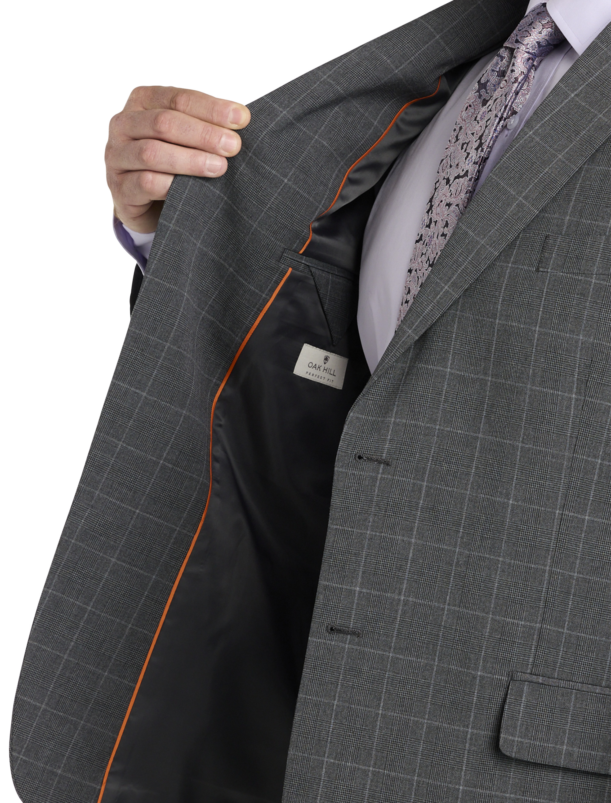 Houndstooth Jacket-Relaxer Suit Jacket