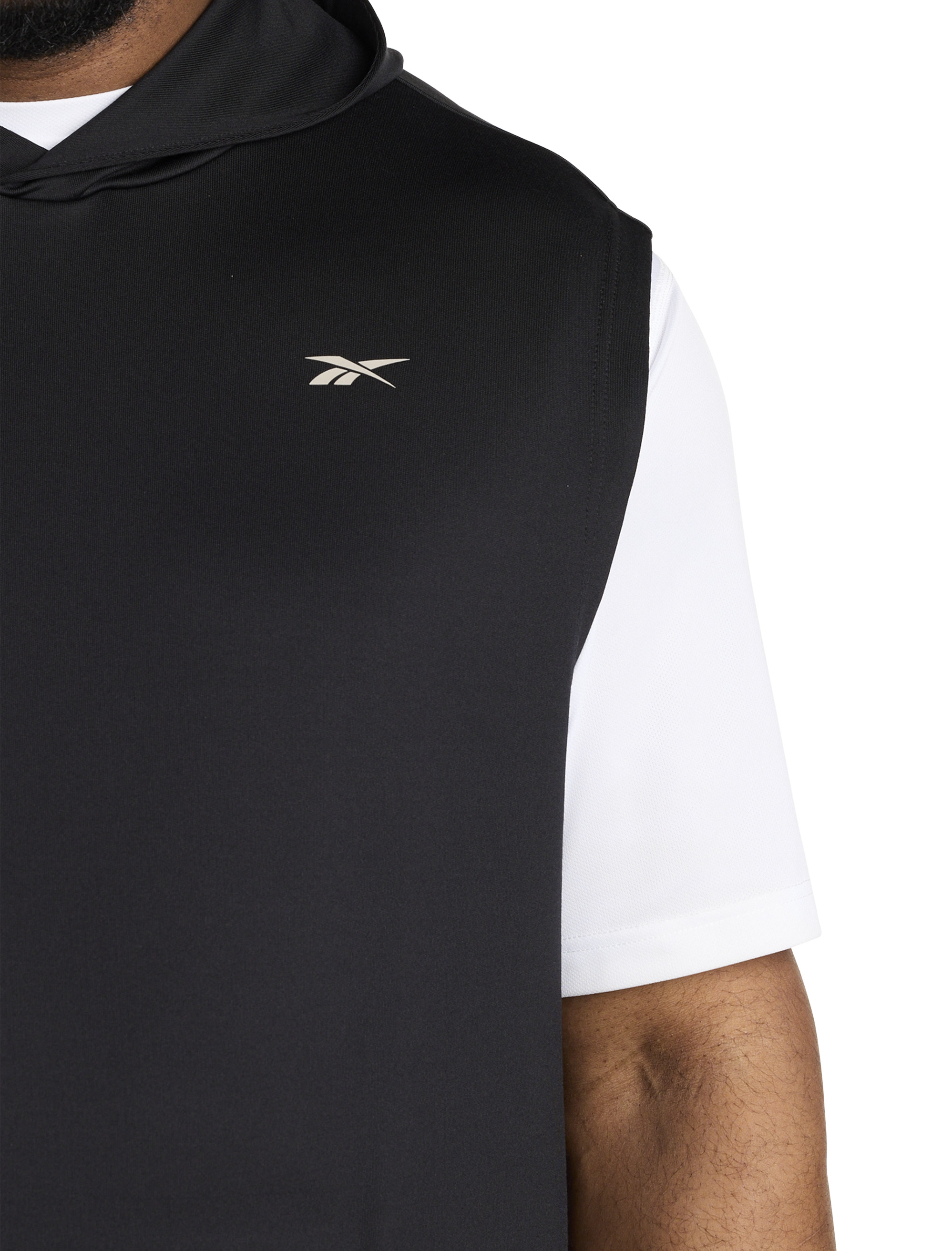 French Terry Sleeveless Performance Hoodie