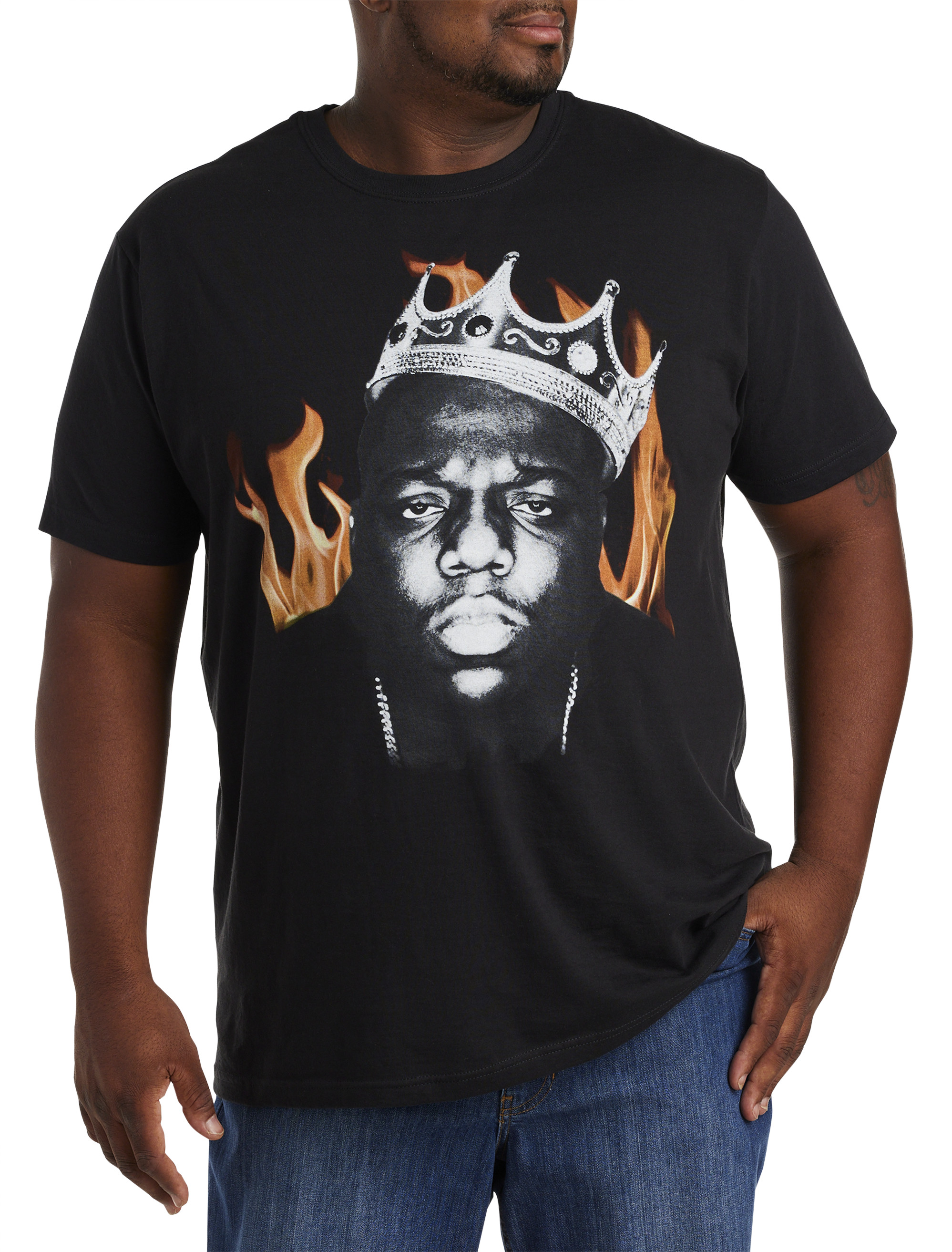 Biggie Flames Graphic Tee