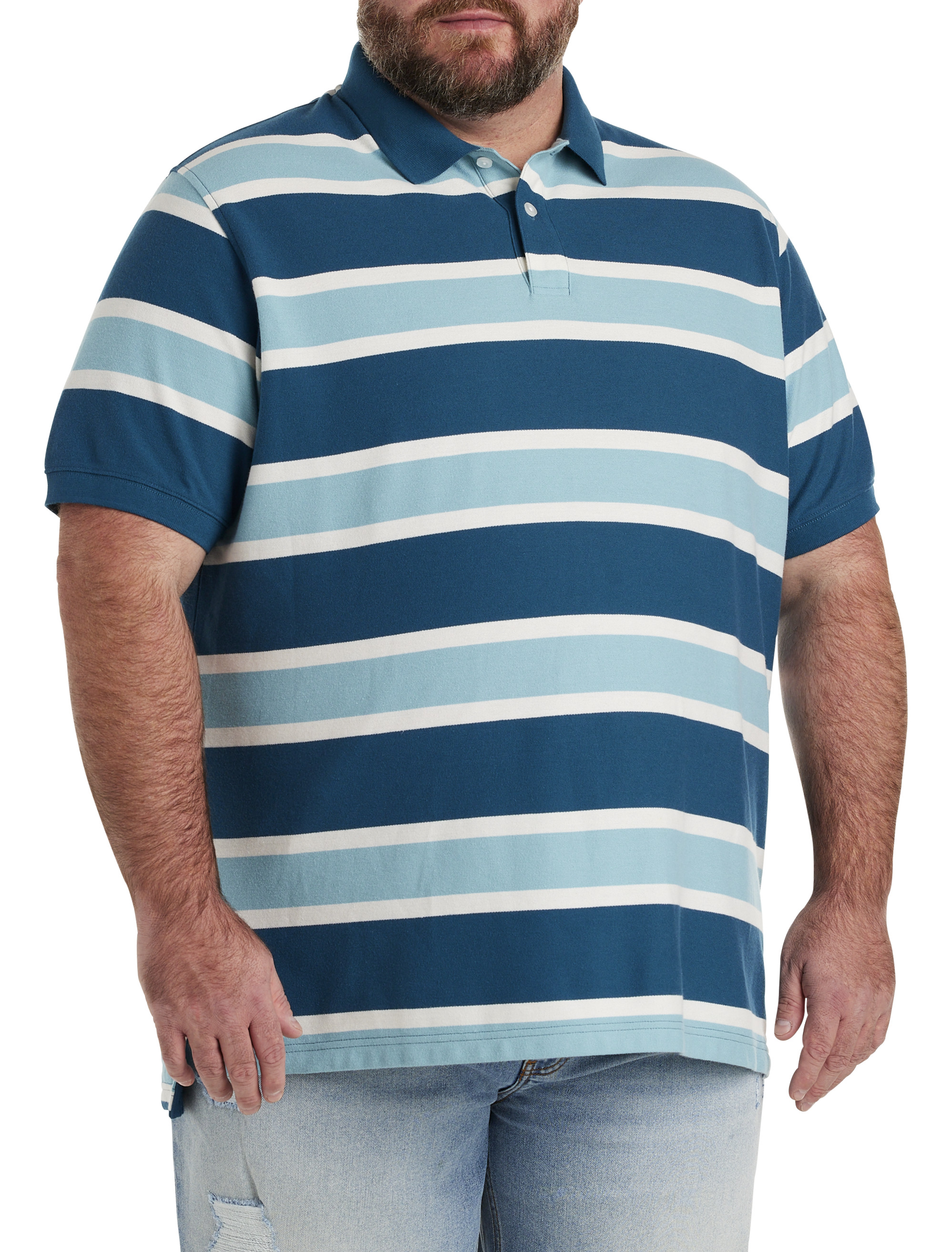 Big and Tall Short Sleeve Banded Bottom Solids – bandedbottom