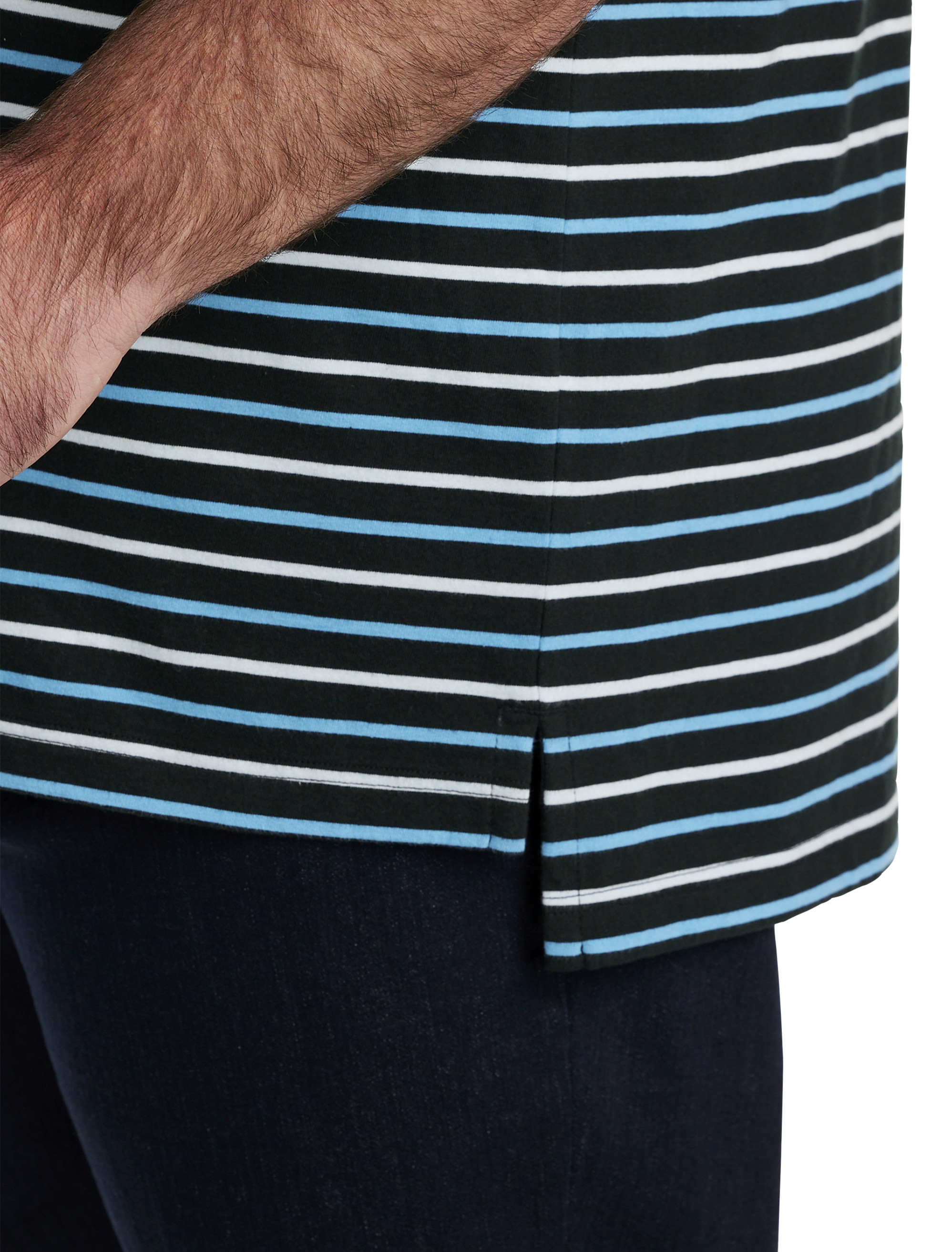 Multi-Striped Polo Shirt