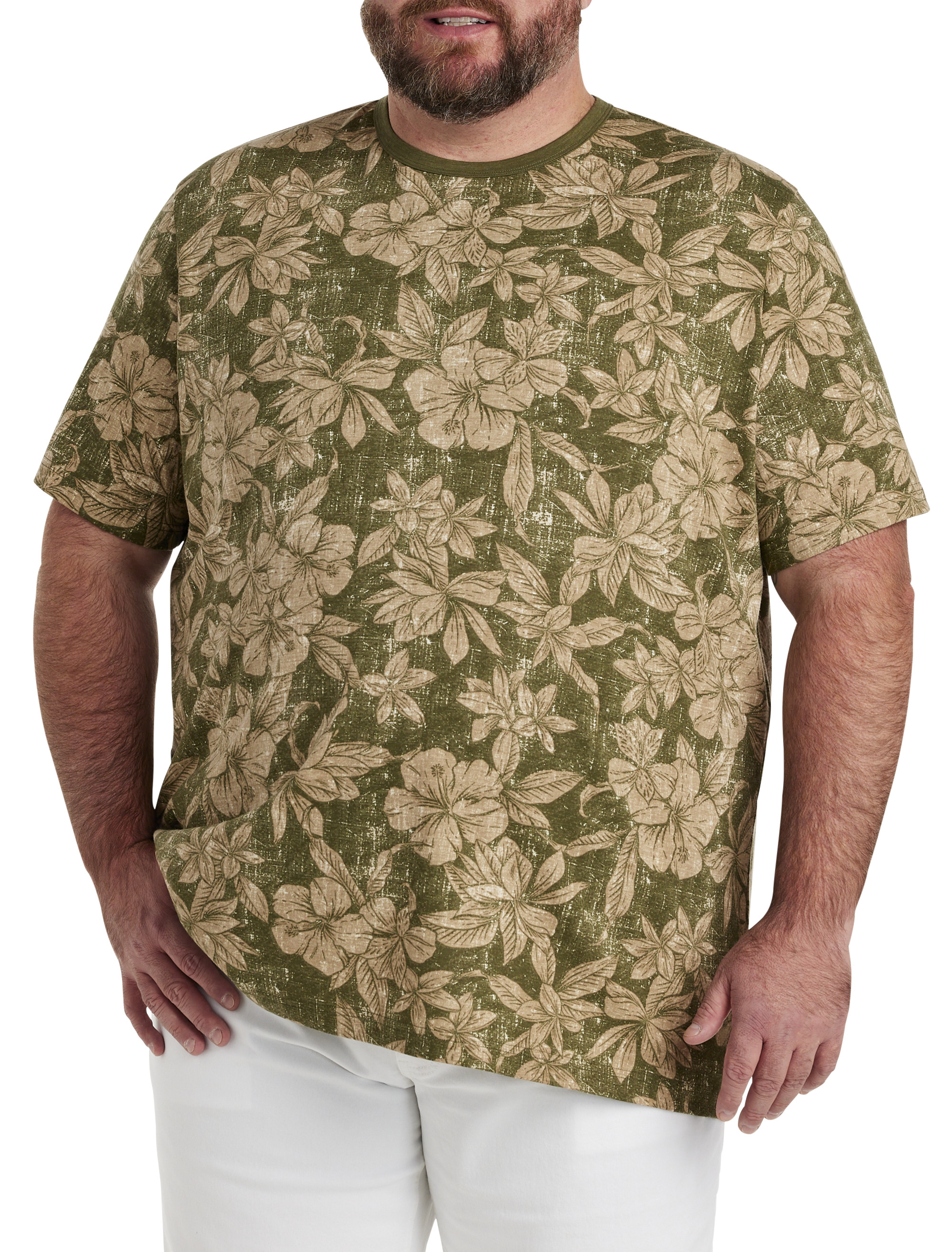 Polo Ralph Lauren Big & Tall Camo Print Lounge T-shirt in Green for Men