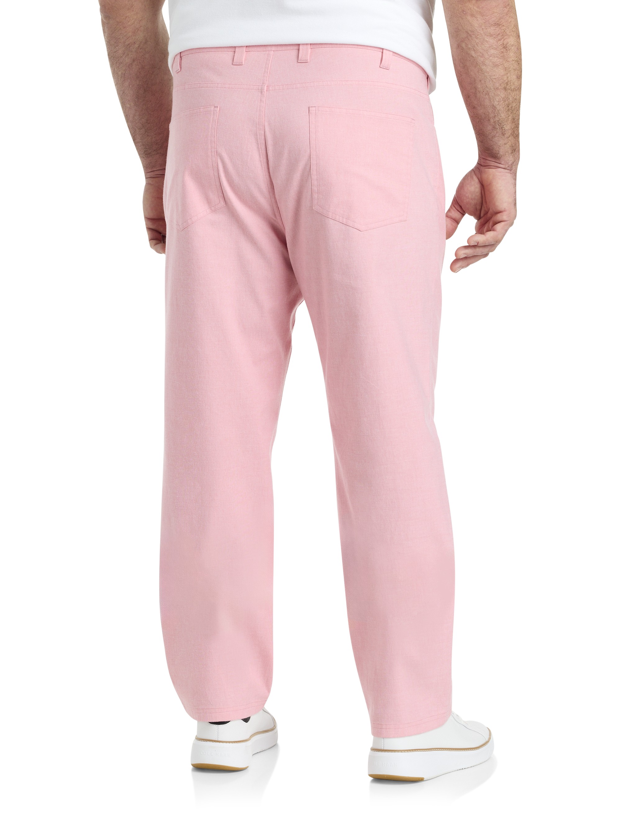 Straight-Fit Chambray 5-Pocket Pants - thumbnail 2