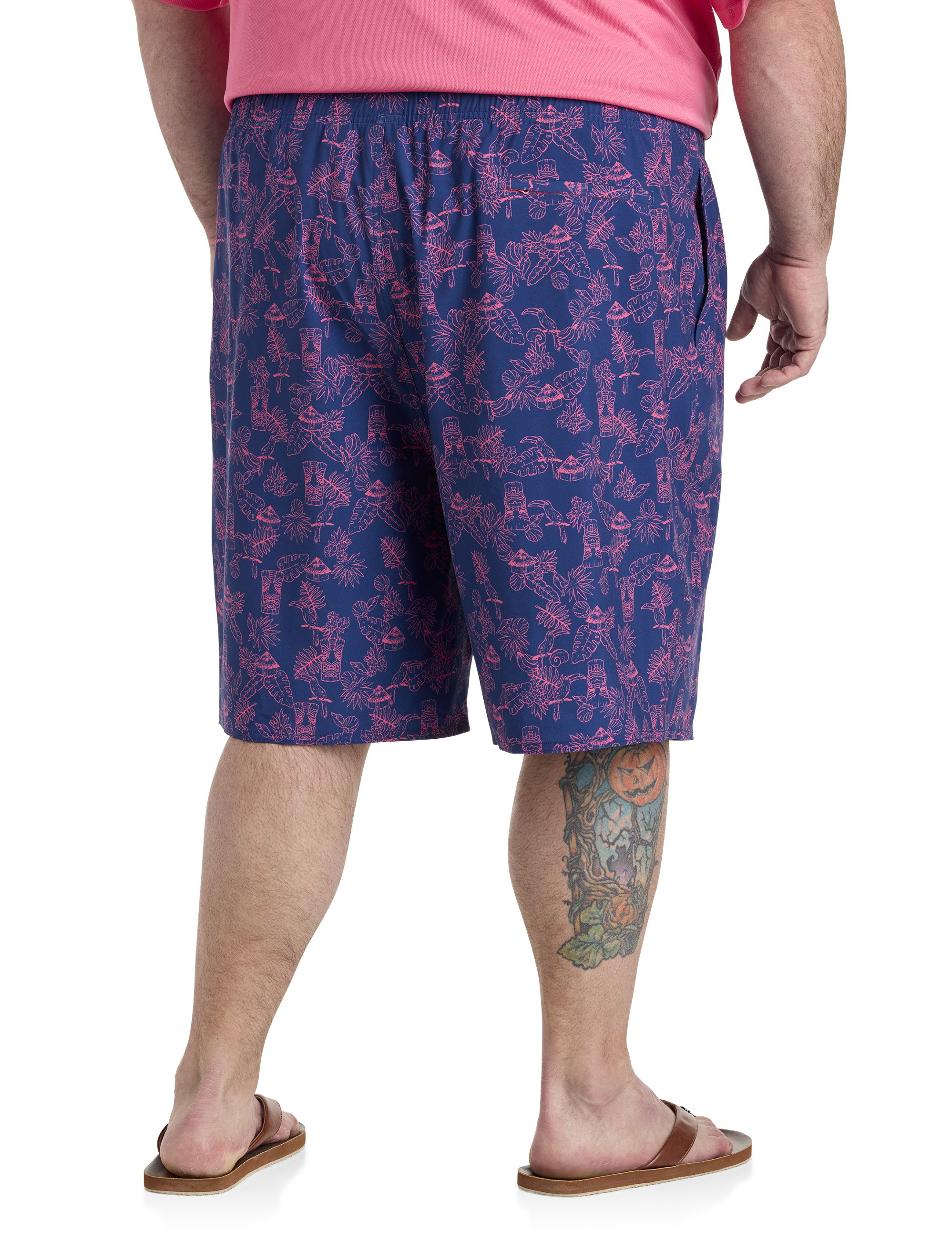 Hawaiian Sketch Swim Trunks