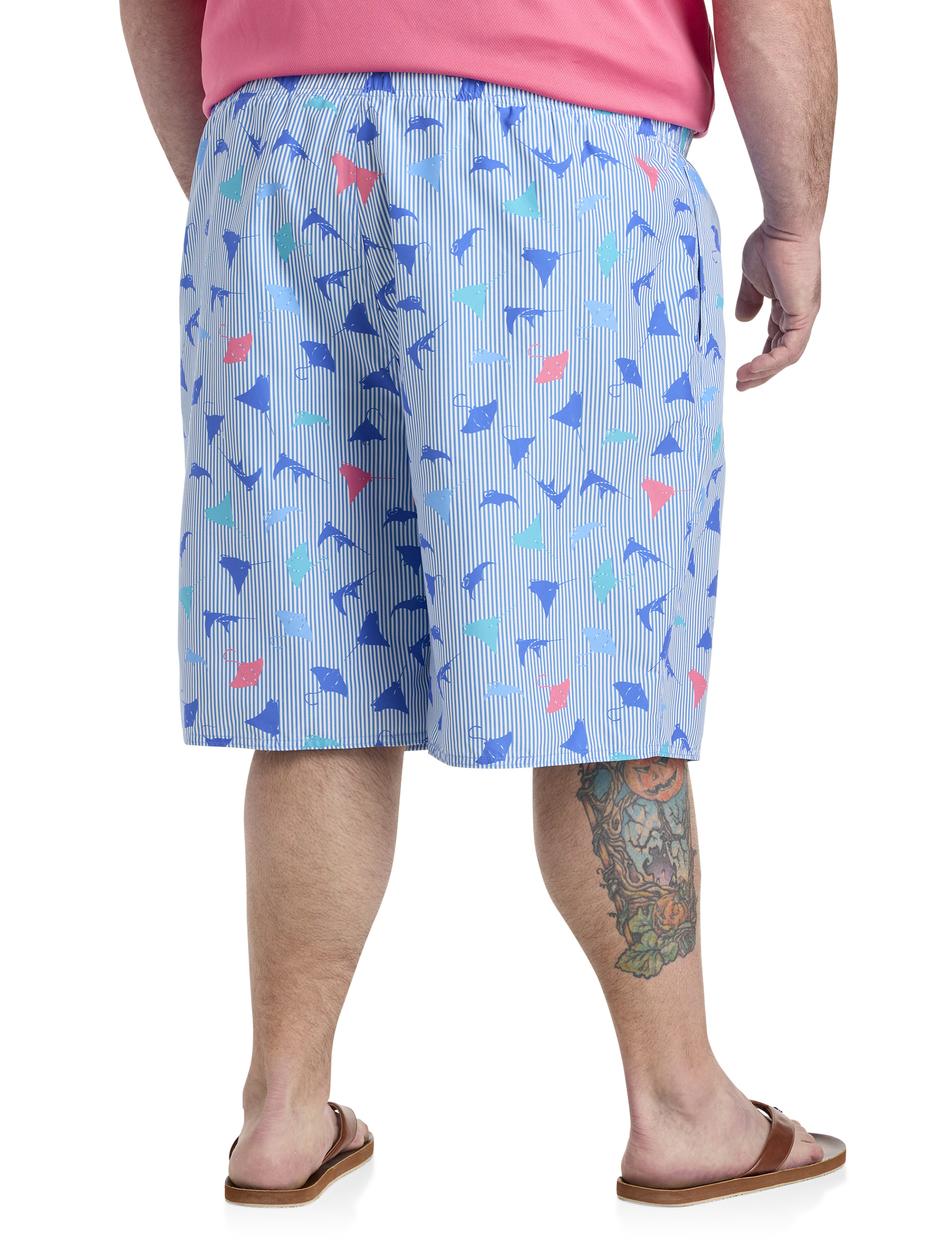 Stingray Stripe Swim Trunks