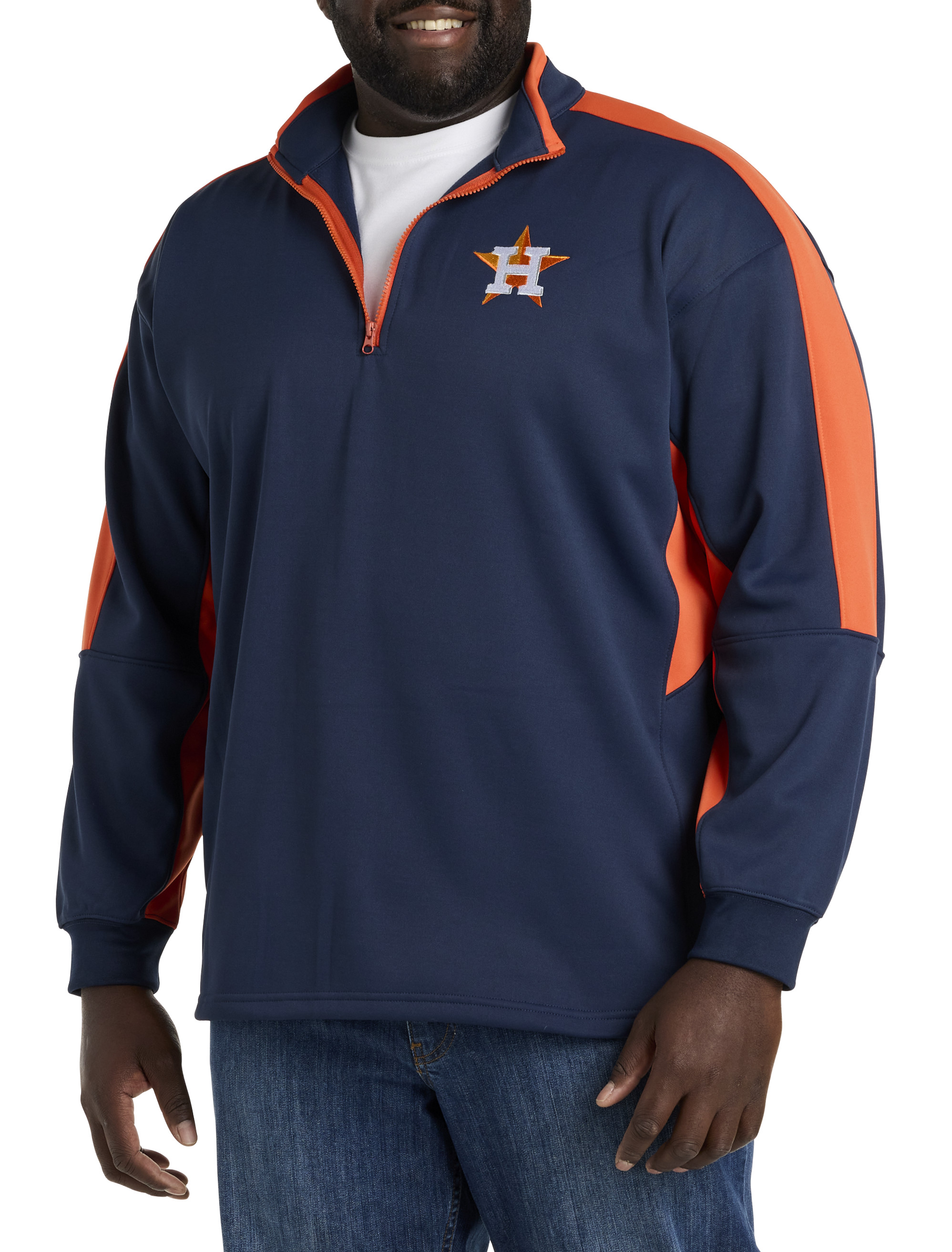 Colorblocked 1/4-Zip Hoodie