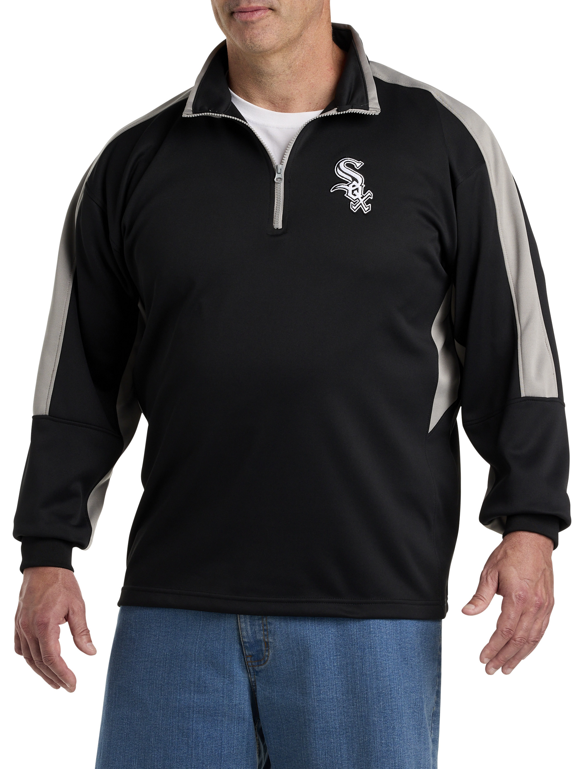 Big + Tall | MLB Colorblocked 1/4-Zip Hoodie | DXL