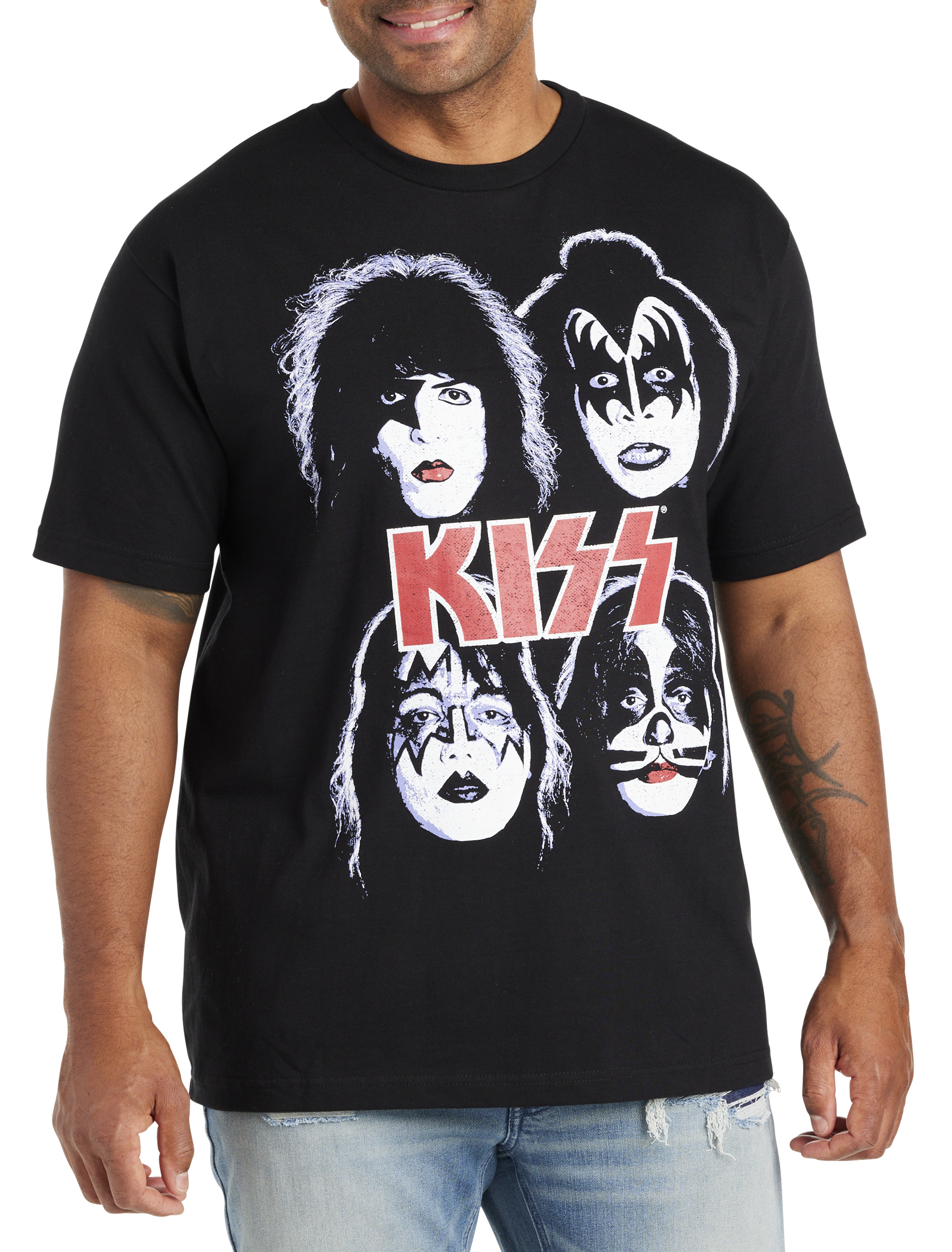 KISS Men's & Big Men's Band Graphic Tee, Sizes S-3XL 