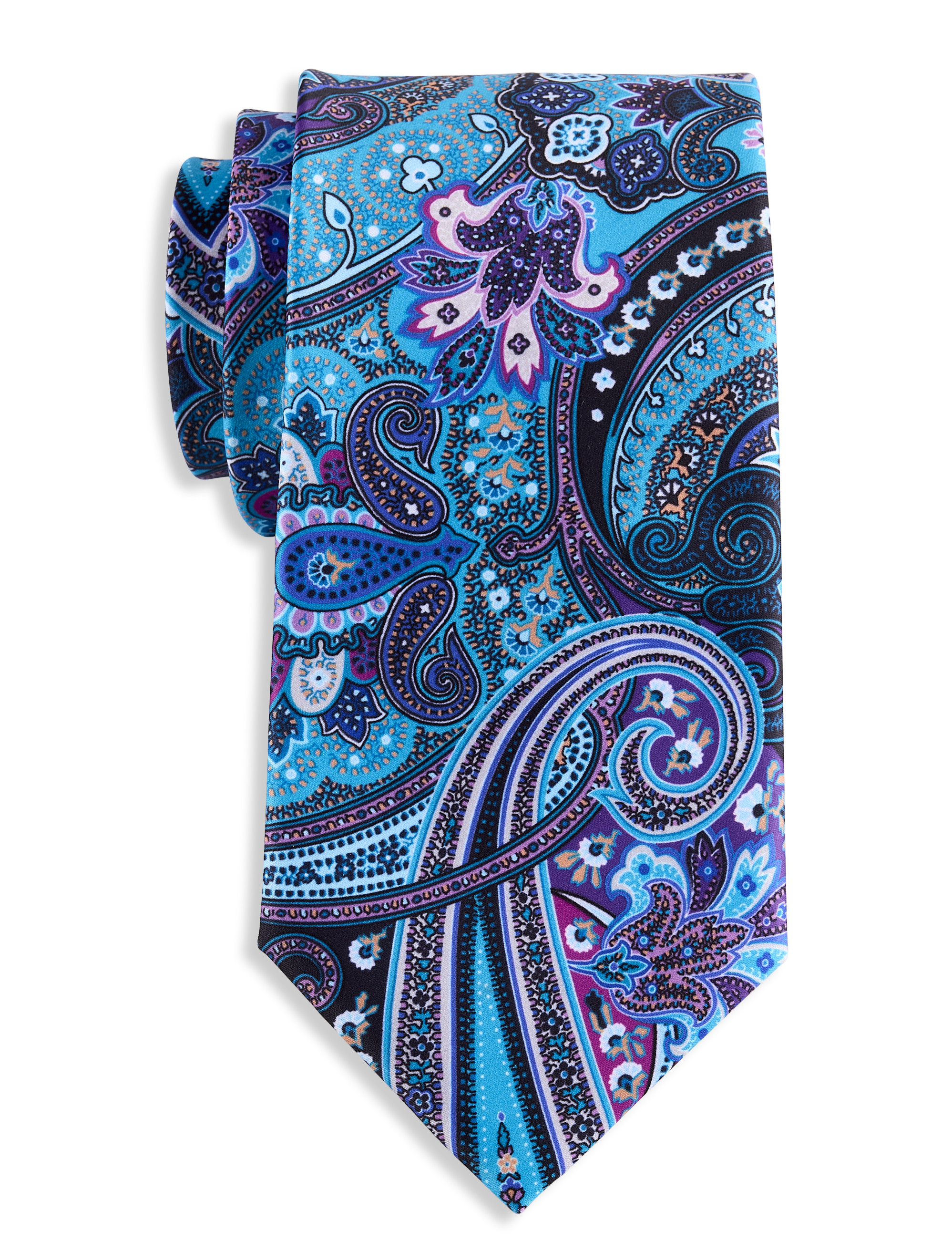 Big + Tall | Synrgy Digital Exploded Paisley Tie | DXL