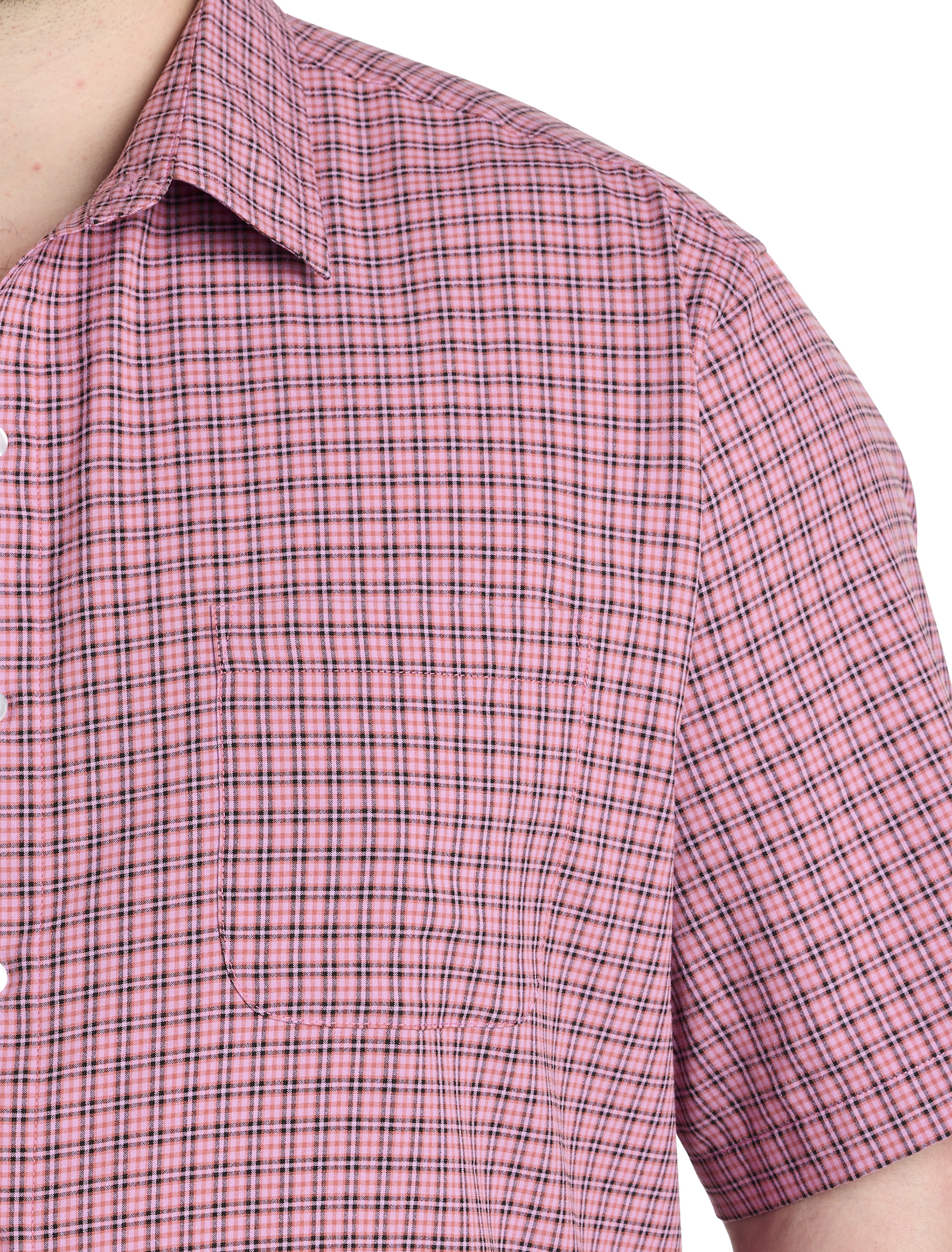 Plaid Microfiber Sport Shirt