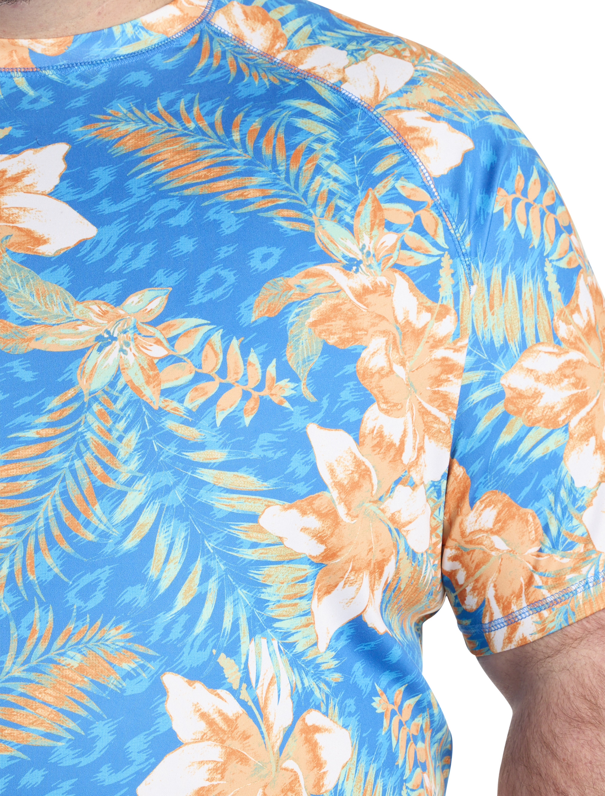 Floral Print Swim Shirt