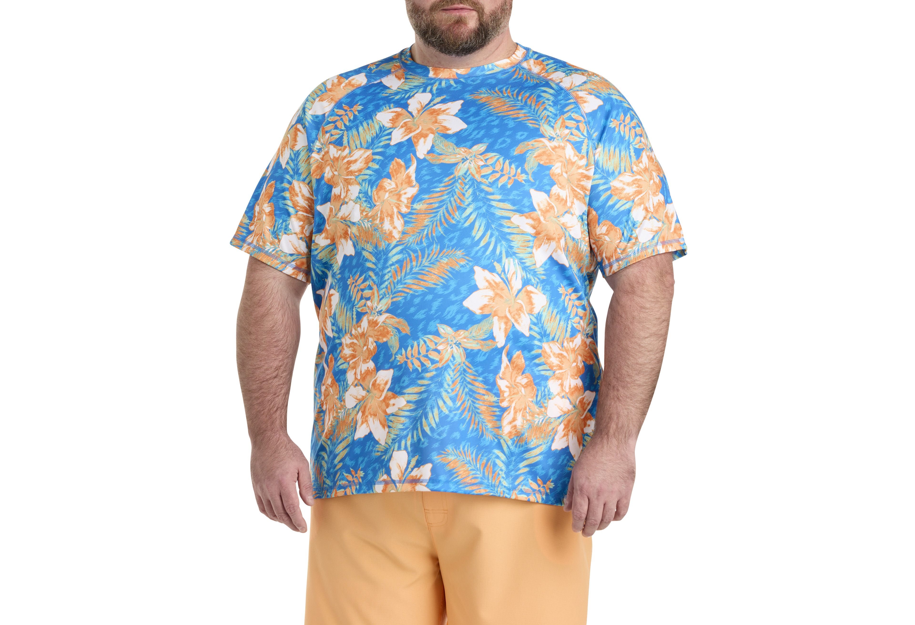 Floral Print Swim Shirt