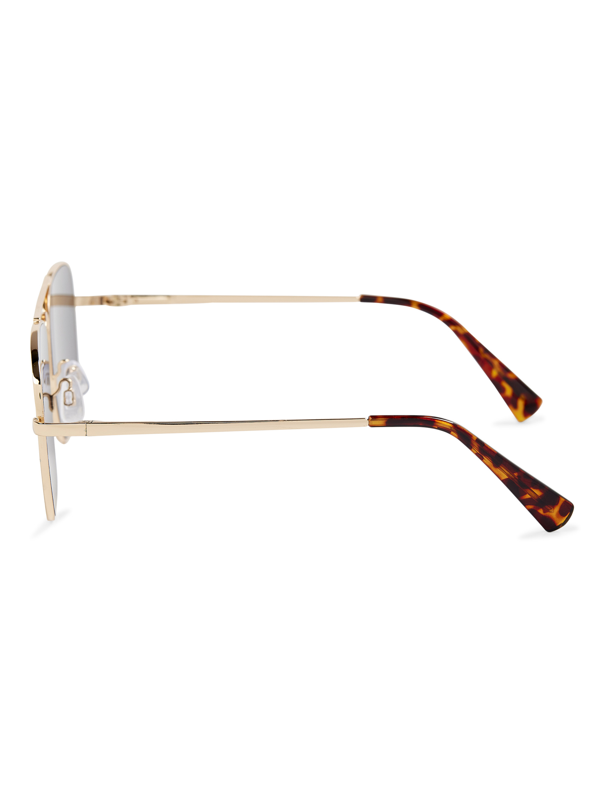 Square Frame Navigator Sunglasses