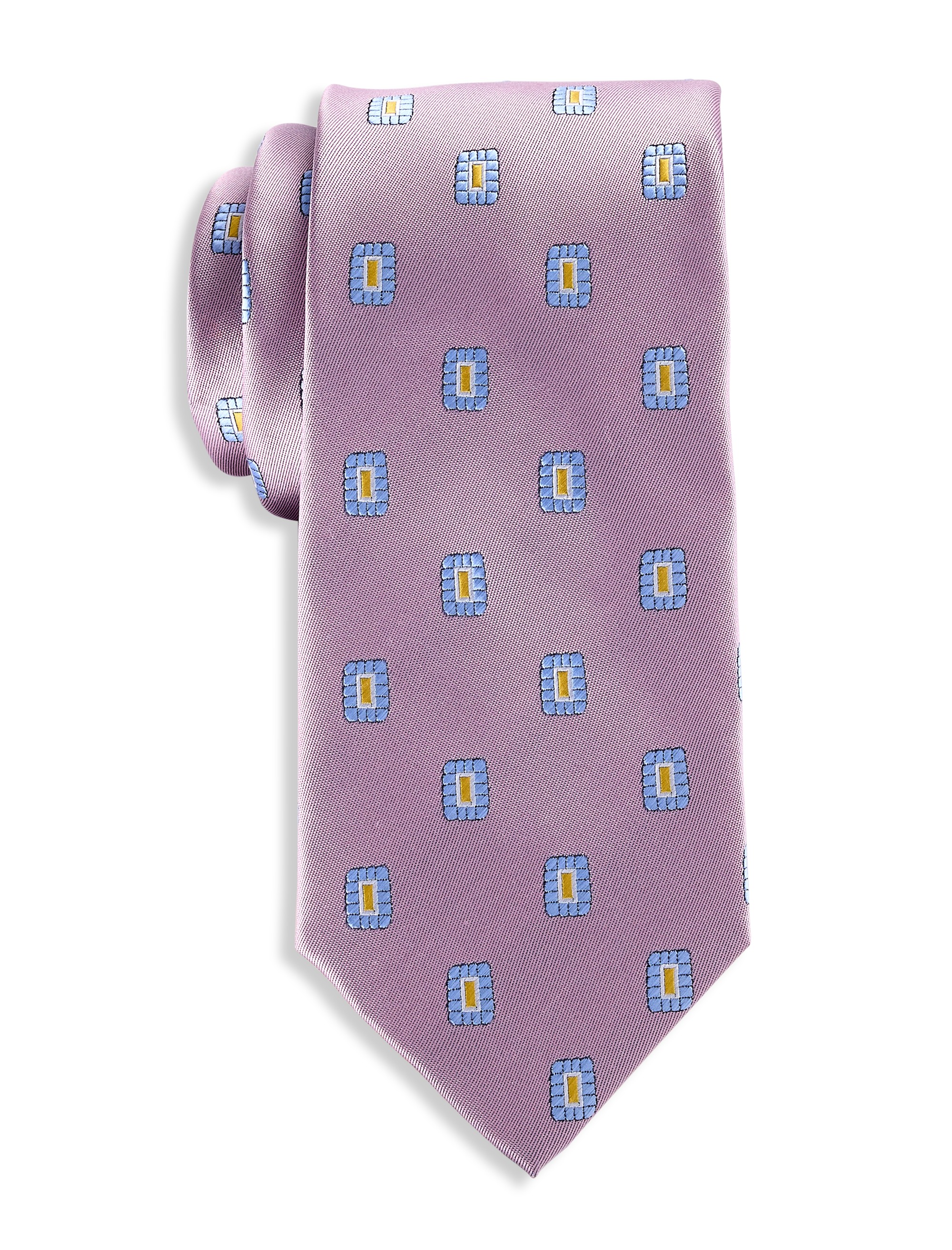 Windowpane Medallion Tie