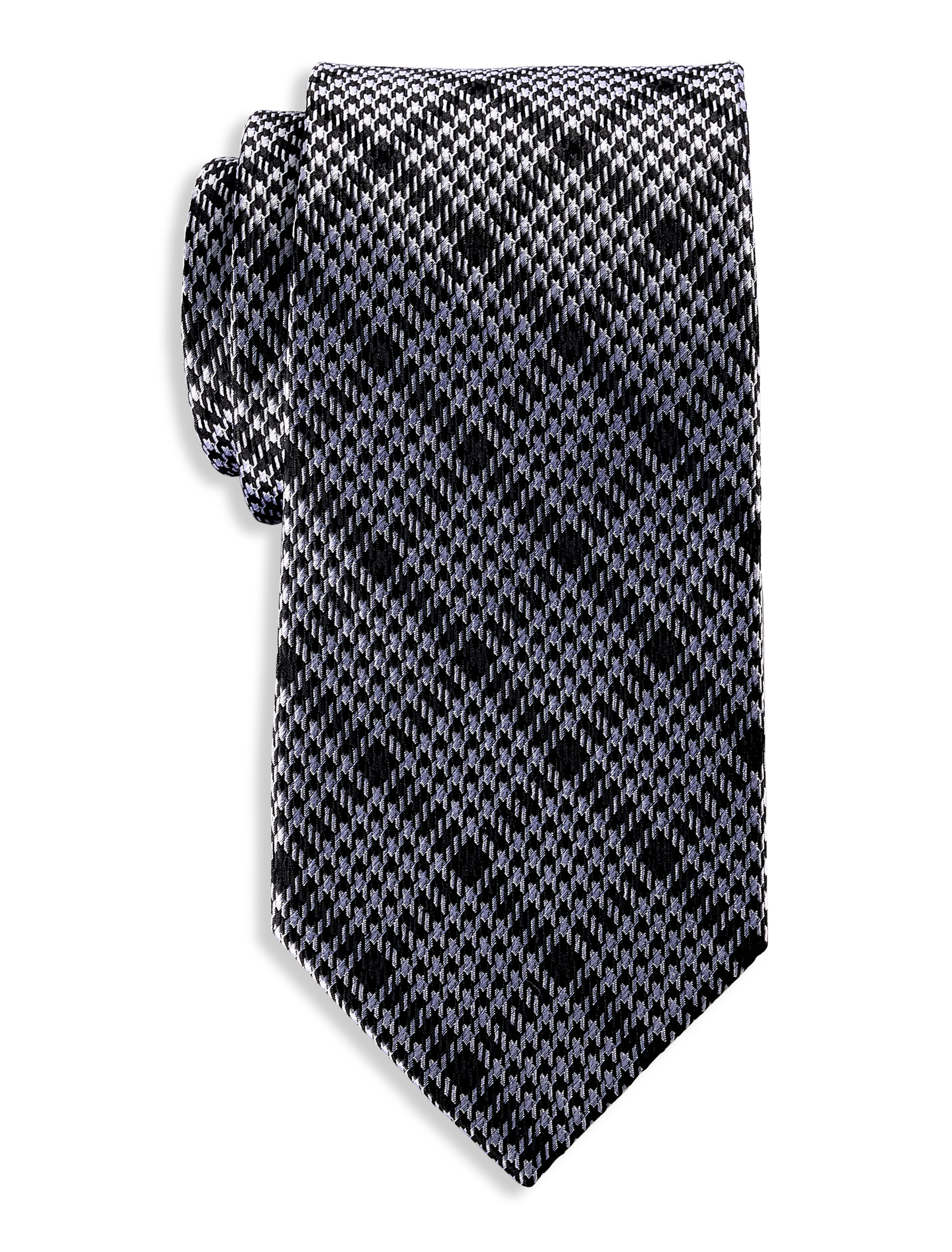 Houndstooth Silk Tie