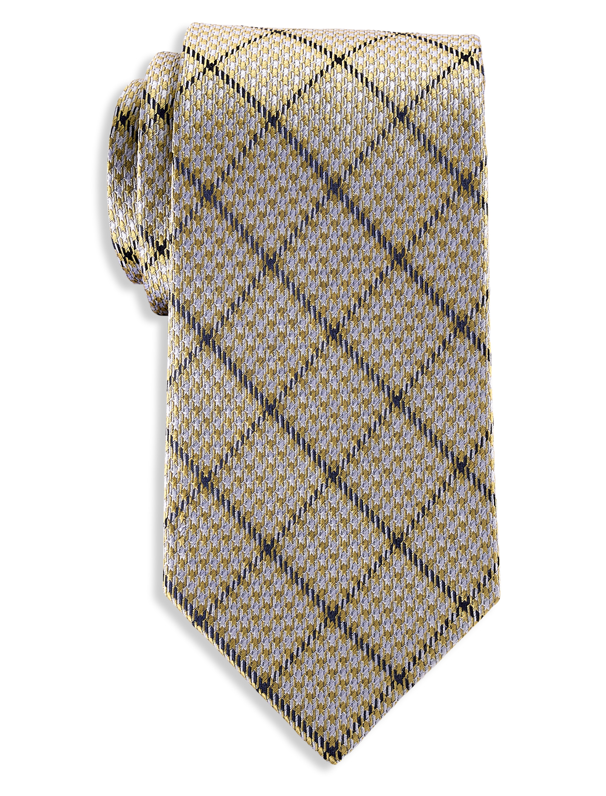 Houndstooth Silk Tie