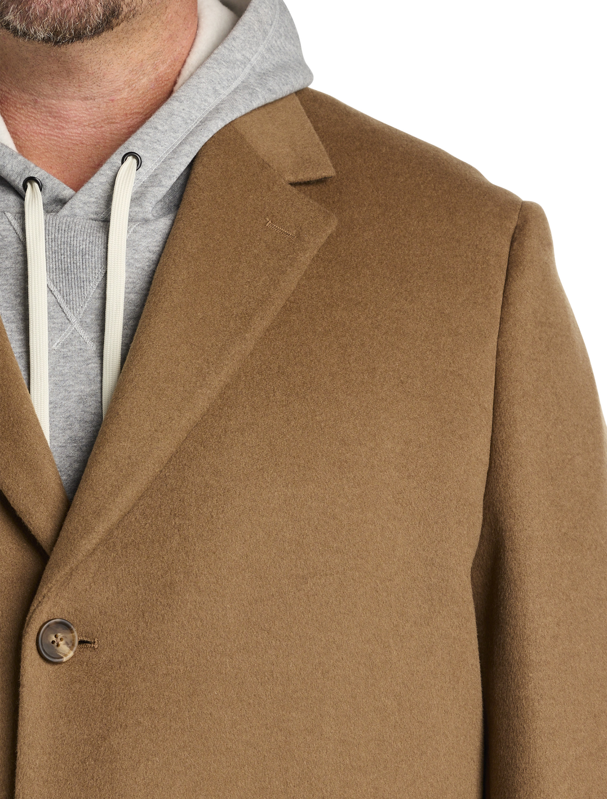 Big + Tall | Oak Hill Premium Wool-Blend Overcoat | DXL