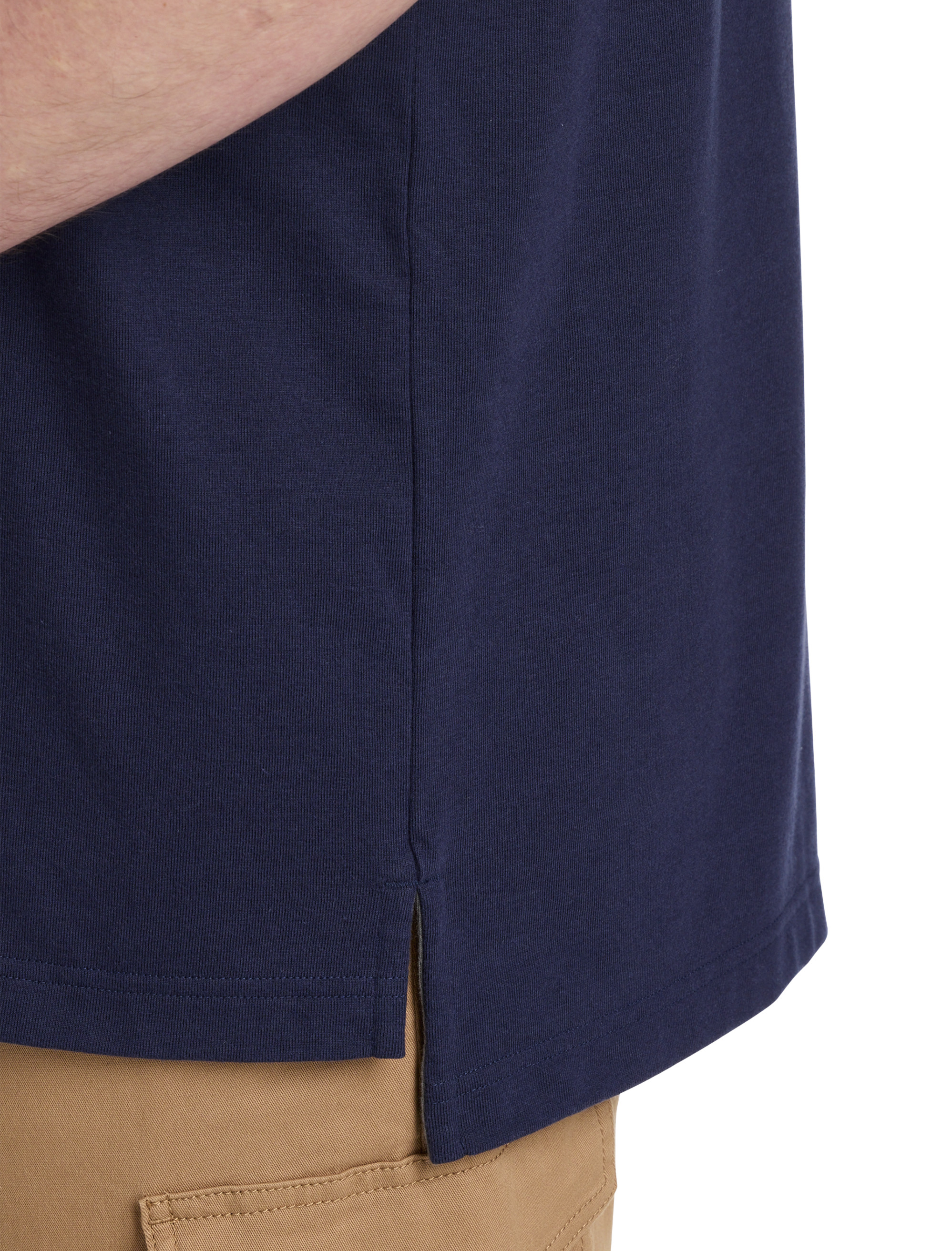 Chest-Striped Polo Shirt