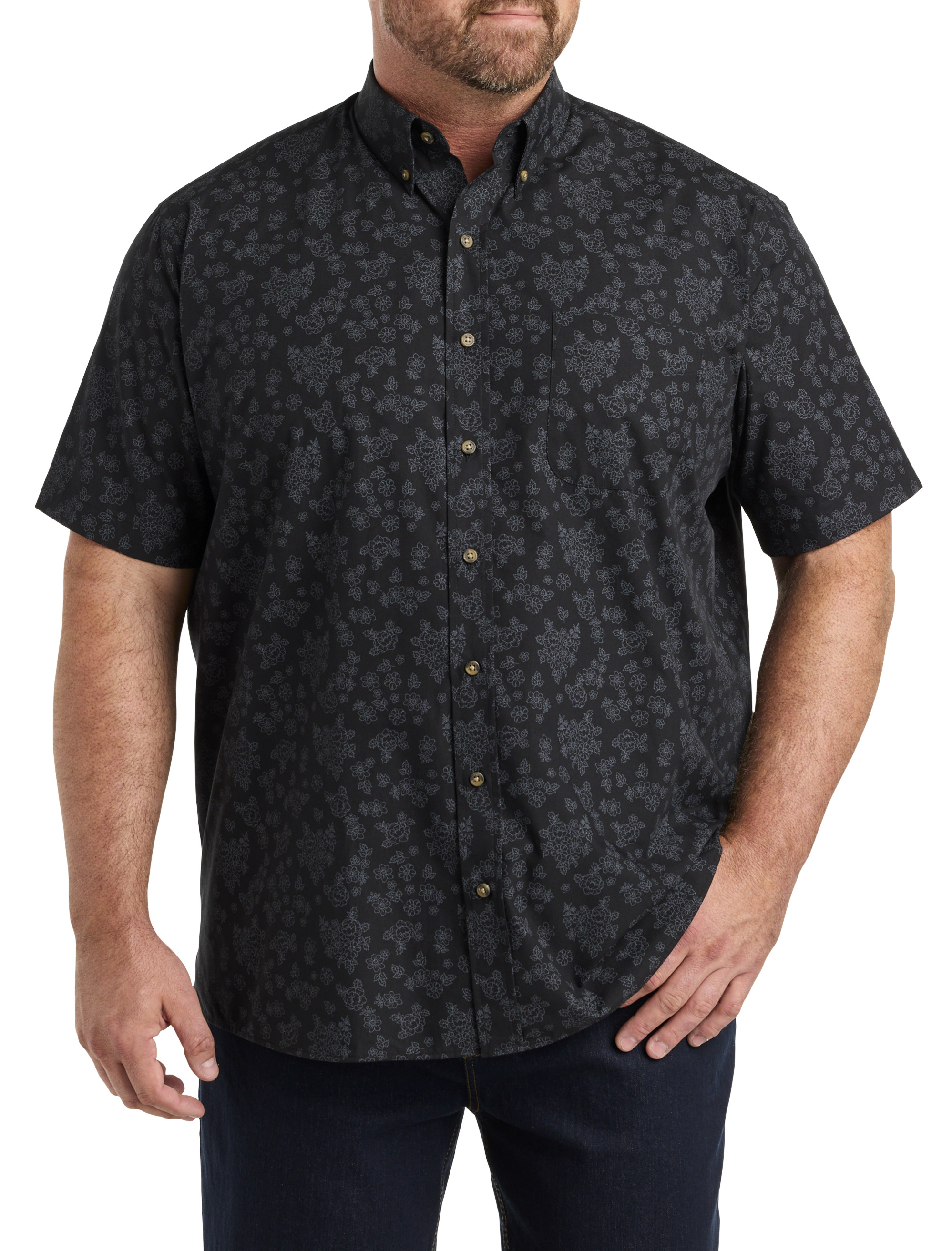 Mix & Match Easy-Care Short-Sleeve Shirts | Big + Tall | DXL