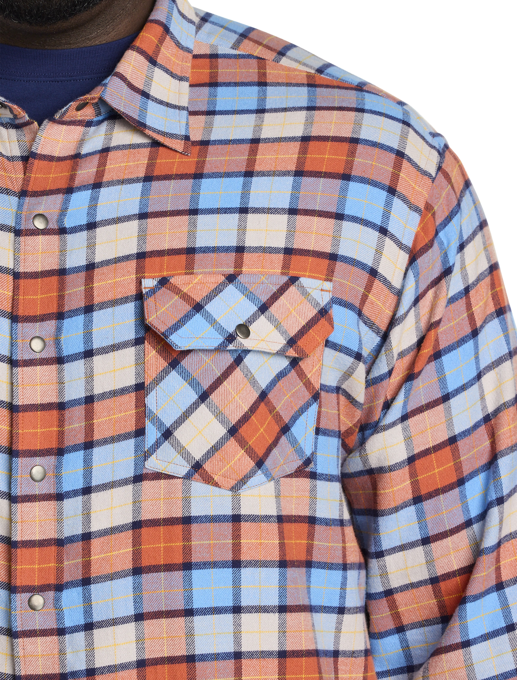 Medium Plaid Flannel Sport Shirt