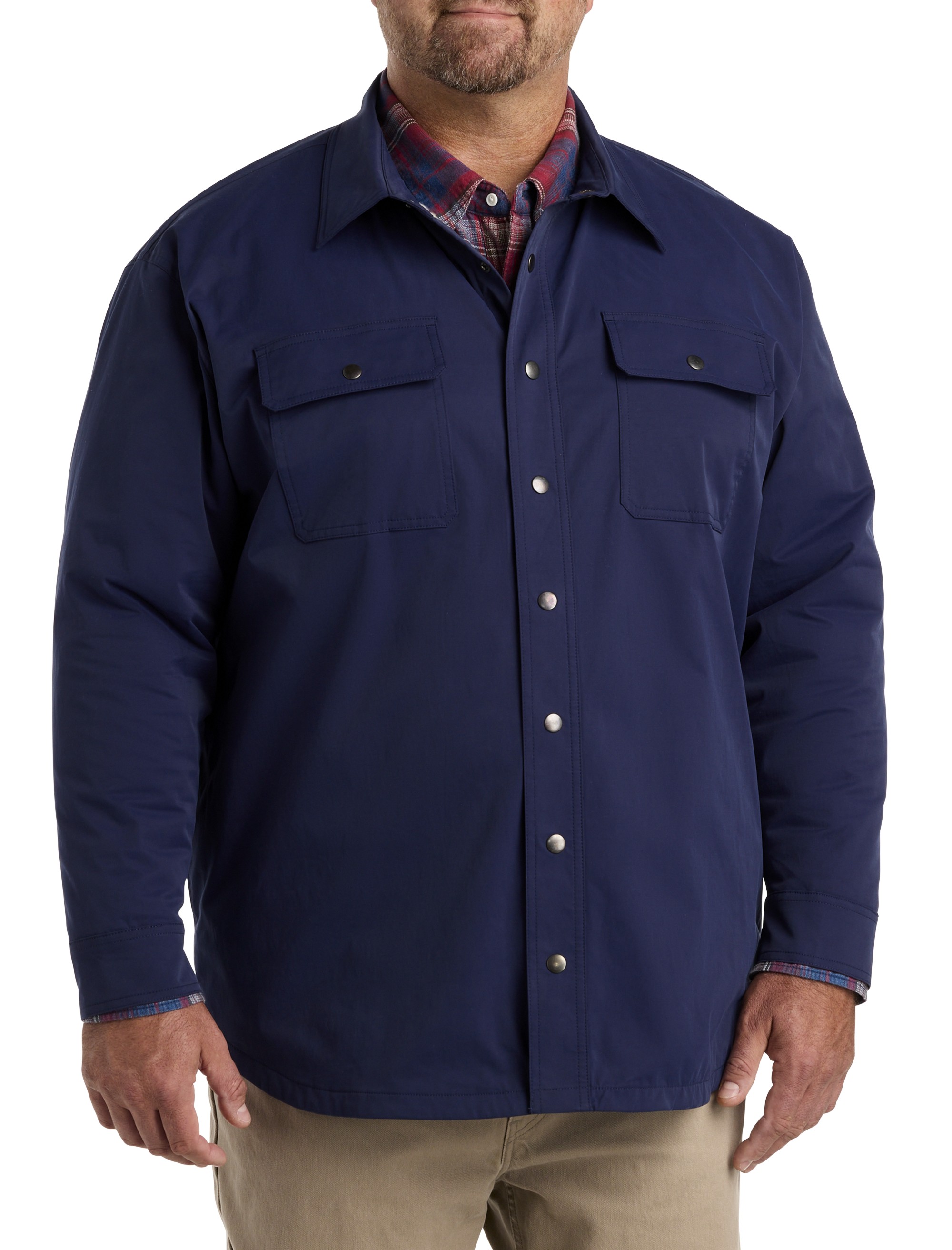 Flannel-Lined Shirt Jacket - thumbnail 2