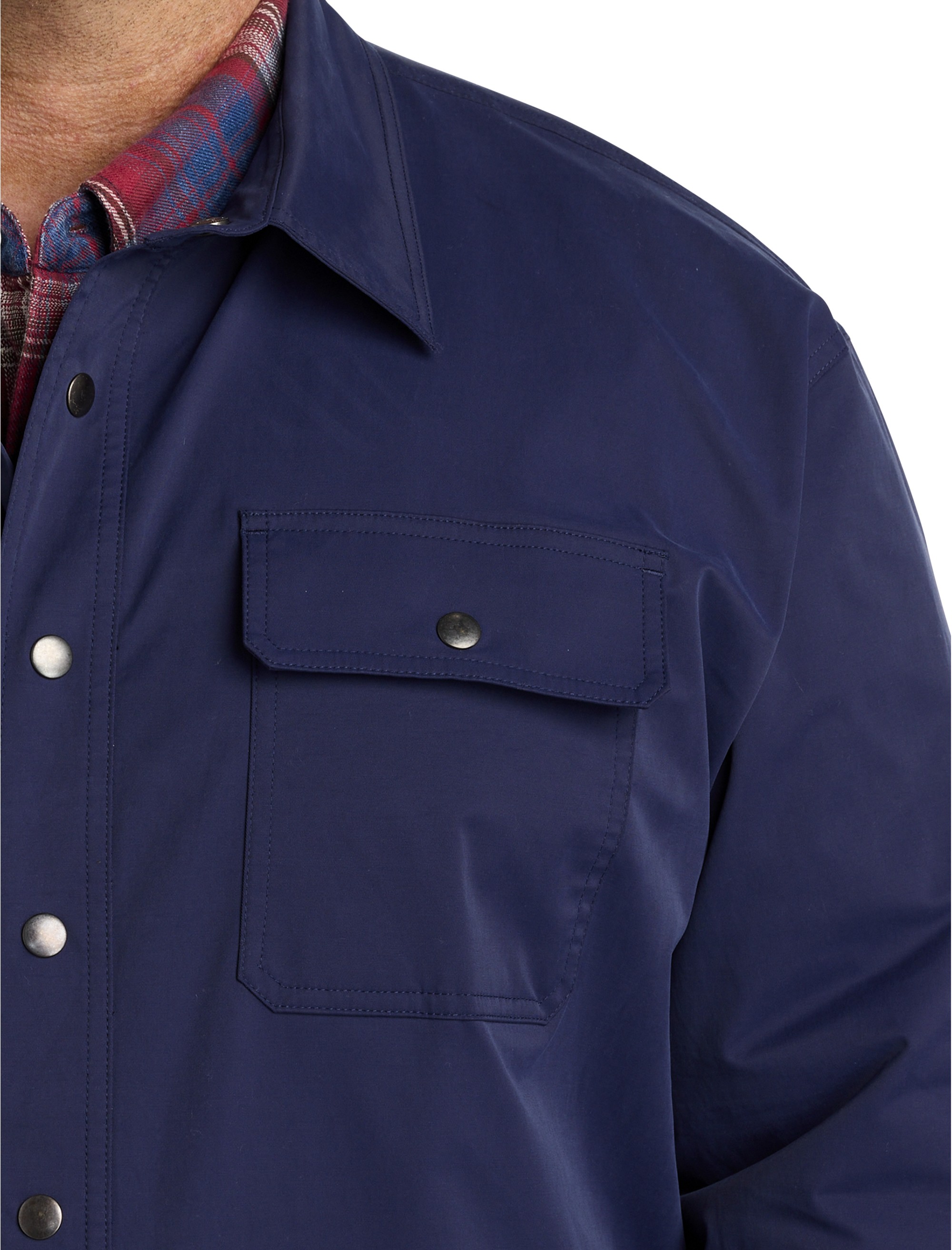 Flannel-Lined Shirt Jacket - thumbnail 3