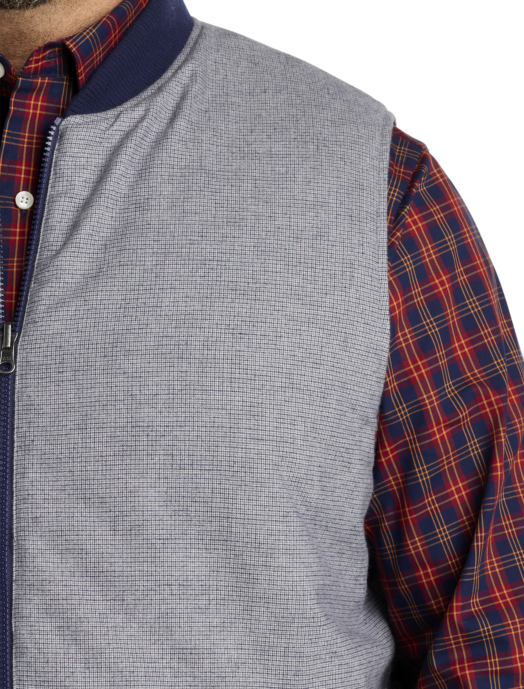 OH QUILT REVERSIBLE V EVNNG BL