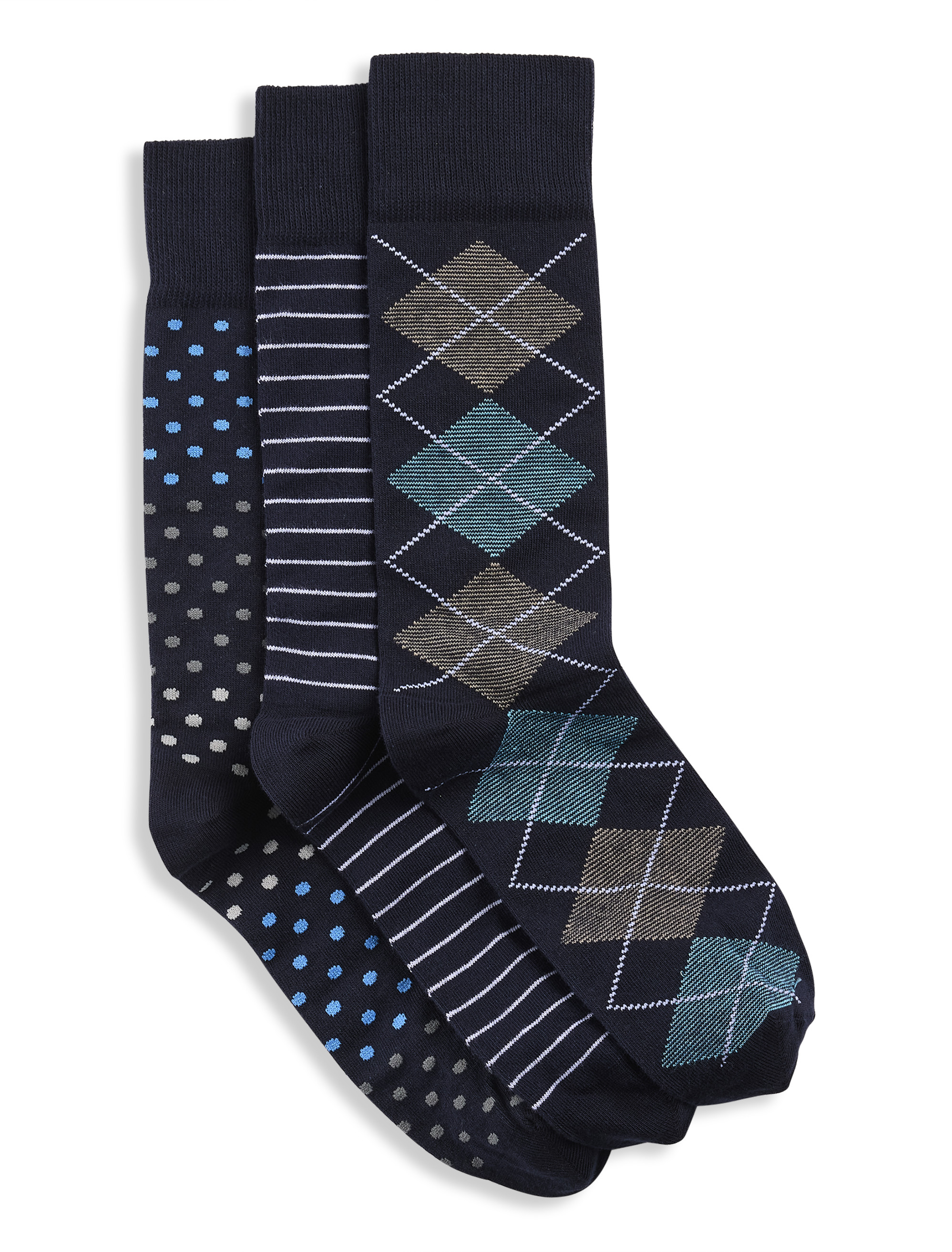 Big + Tall | Synrgy 3-pk Argyle Socks | DXL