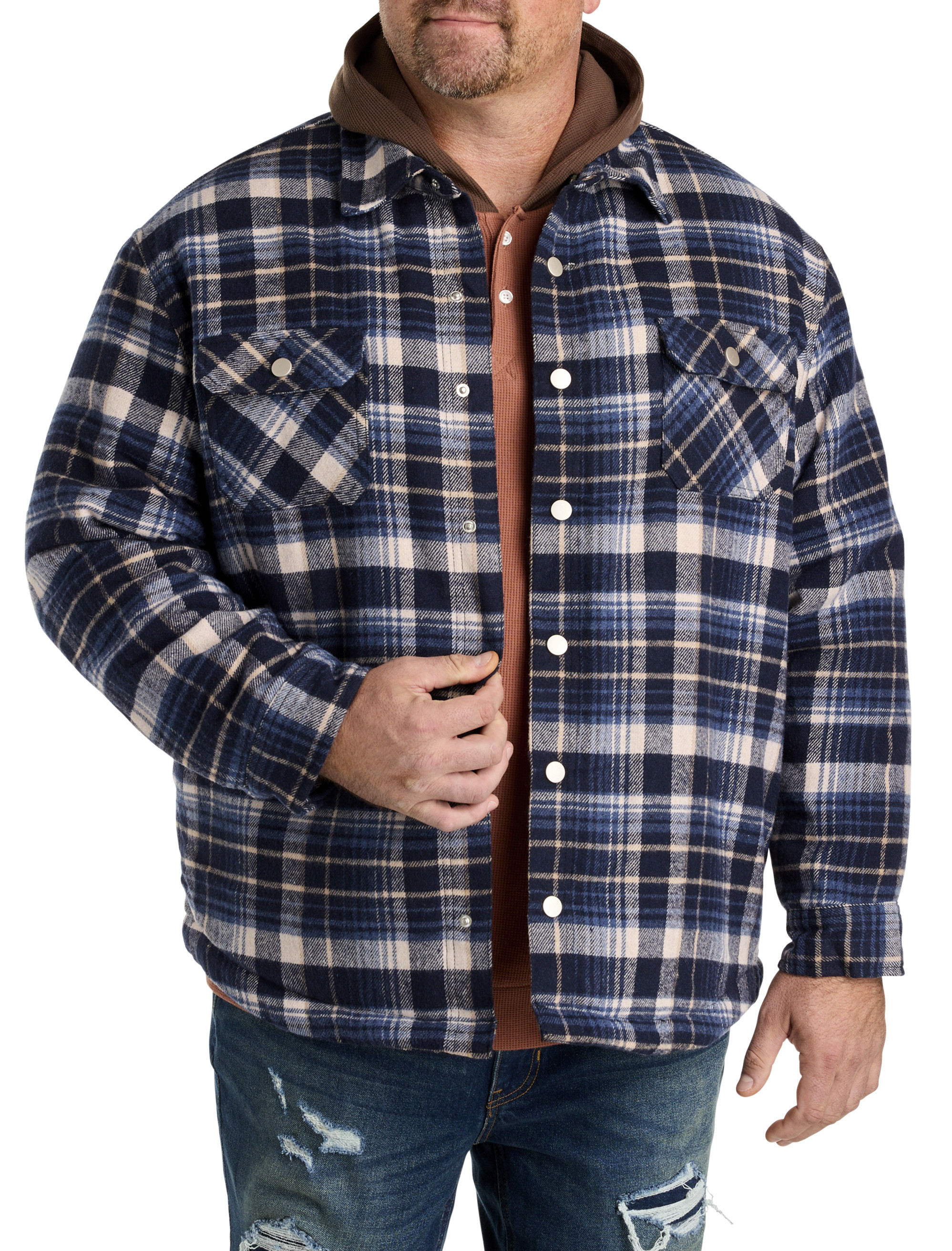 Lined Flannel Shirt Jacket