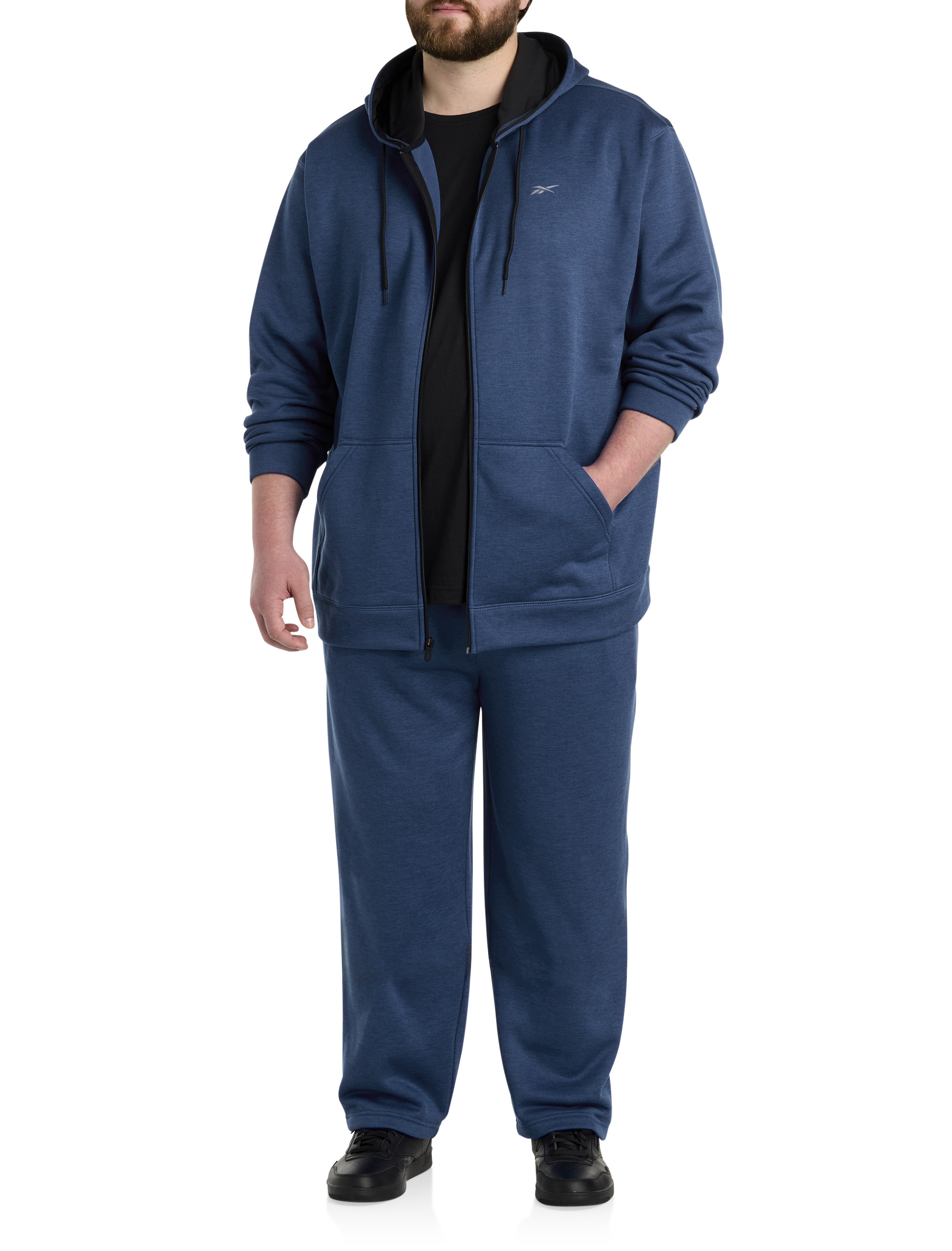 b-boy 90's reebok ユニフォーム BUKCS 2XL バカデカ Big + Tall | Reebok Performance Zip-Front Hoodie | DXL