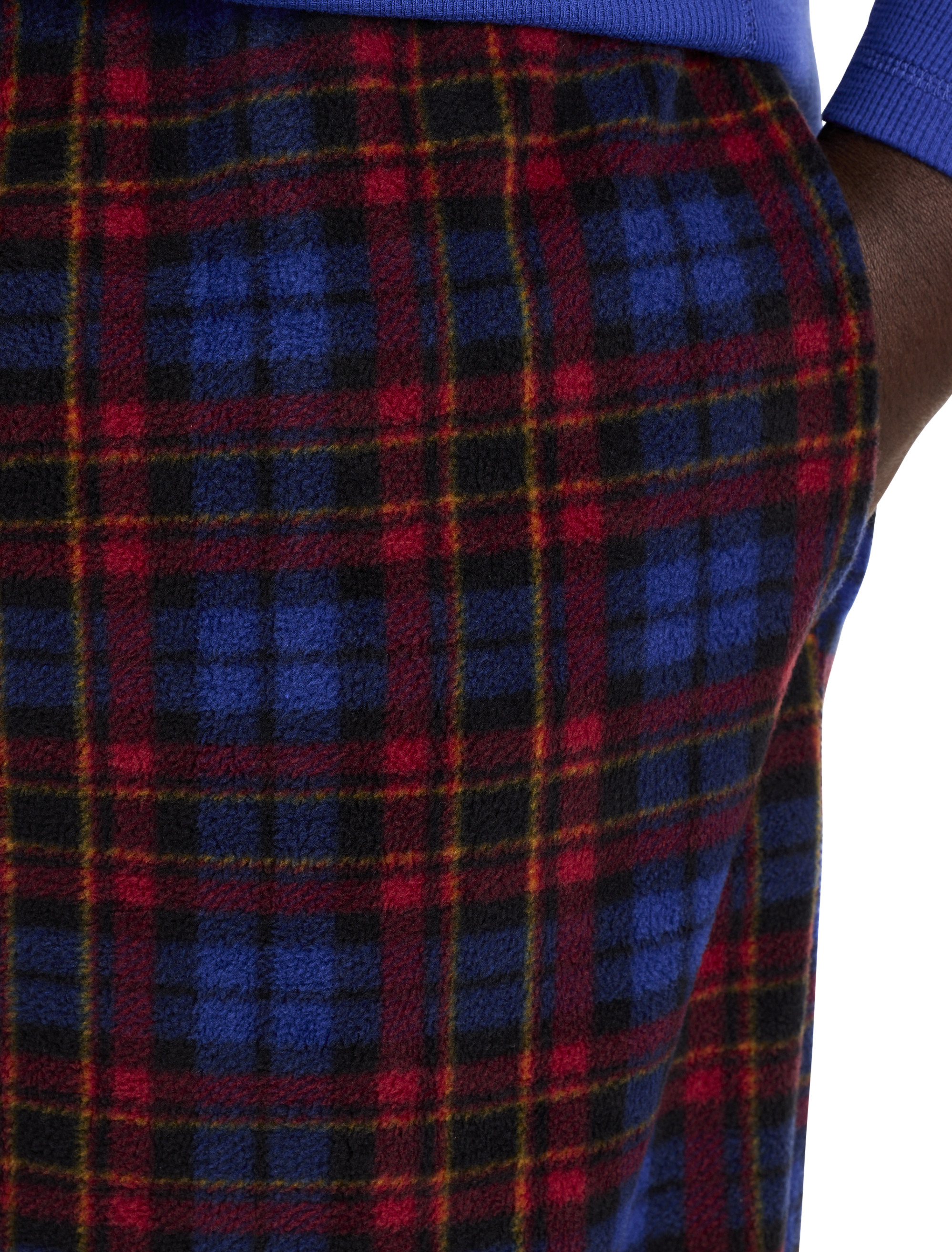 Big + Tall | Harbor Bay Academy Plaid Fleece Pants | DXL