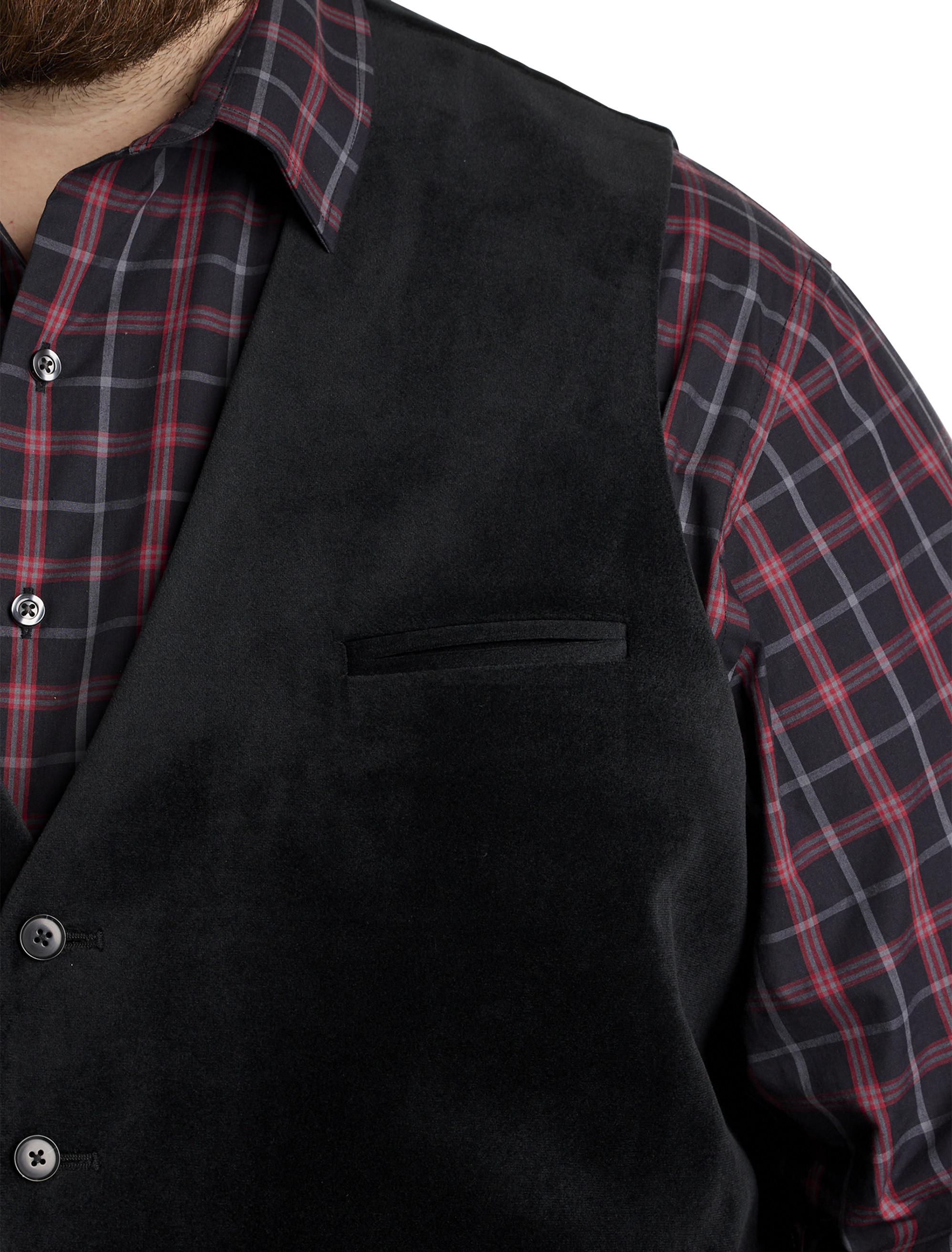 Big + Tall | Oak Hill Velvet Vest | DXL