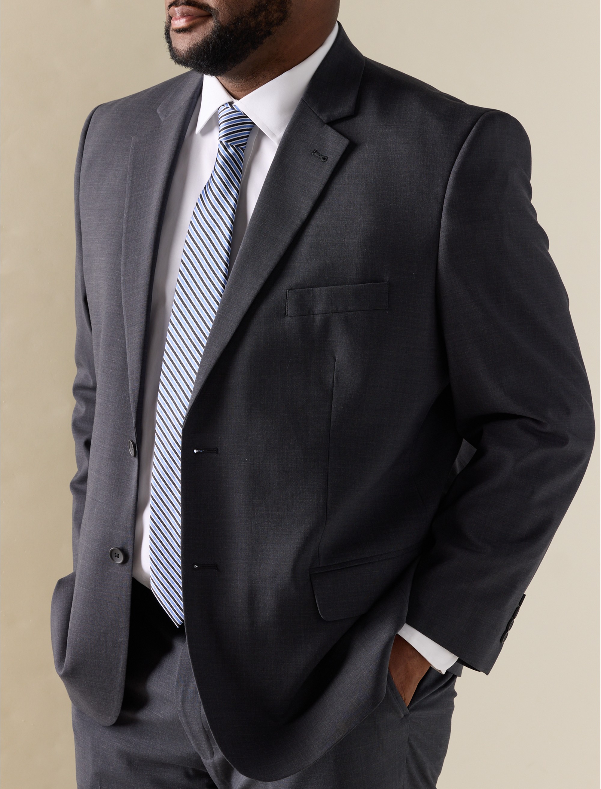 Perfect Fit Jacket-Relaxer Suit Jacket - thumbnail 3