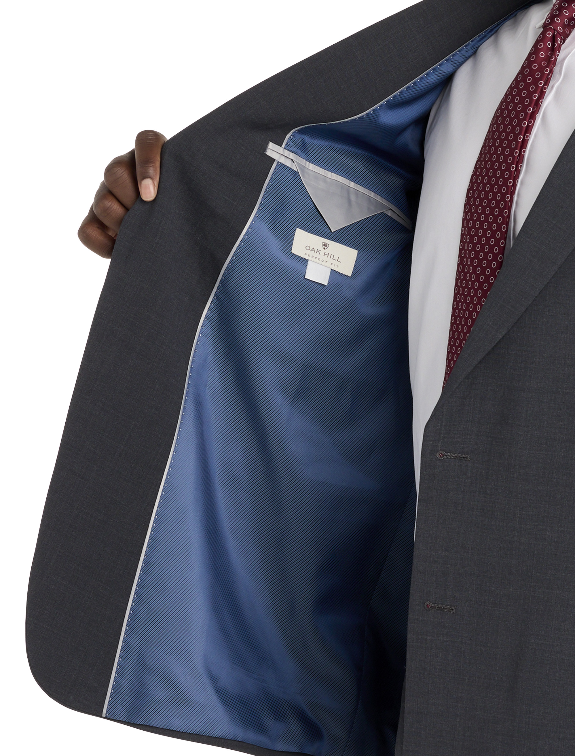 Big + Tall | Oak Hill Perfect Fit Jacket-Relaxer Suit Jacket | DXL