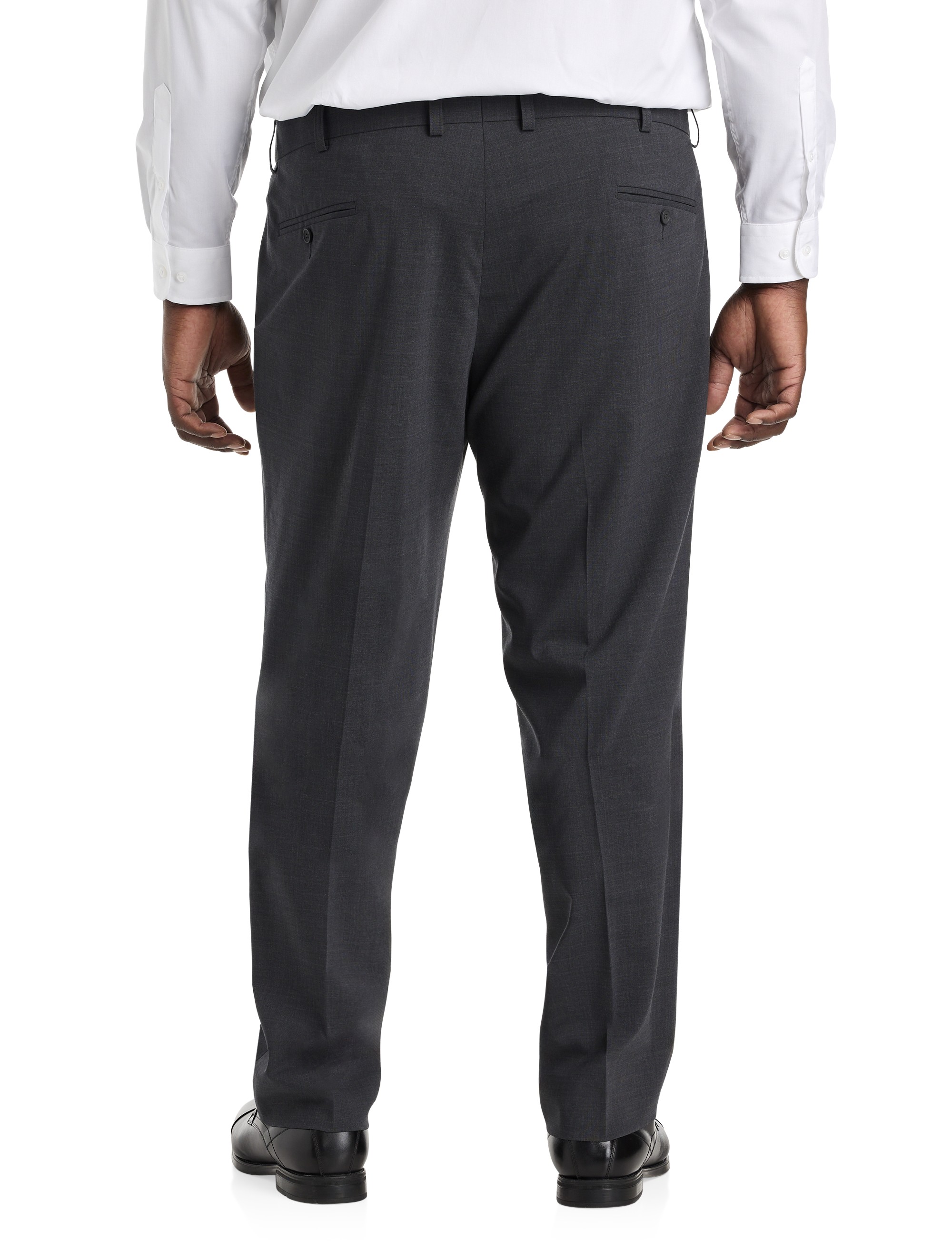 Perfect Fit Waist-Relaxer Pleated Suit Pants - thumbnail 2