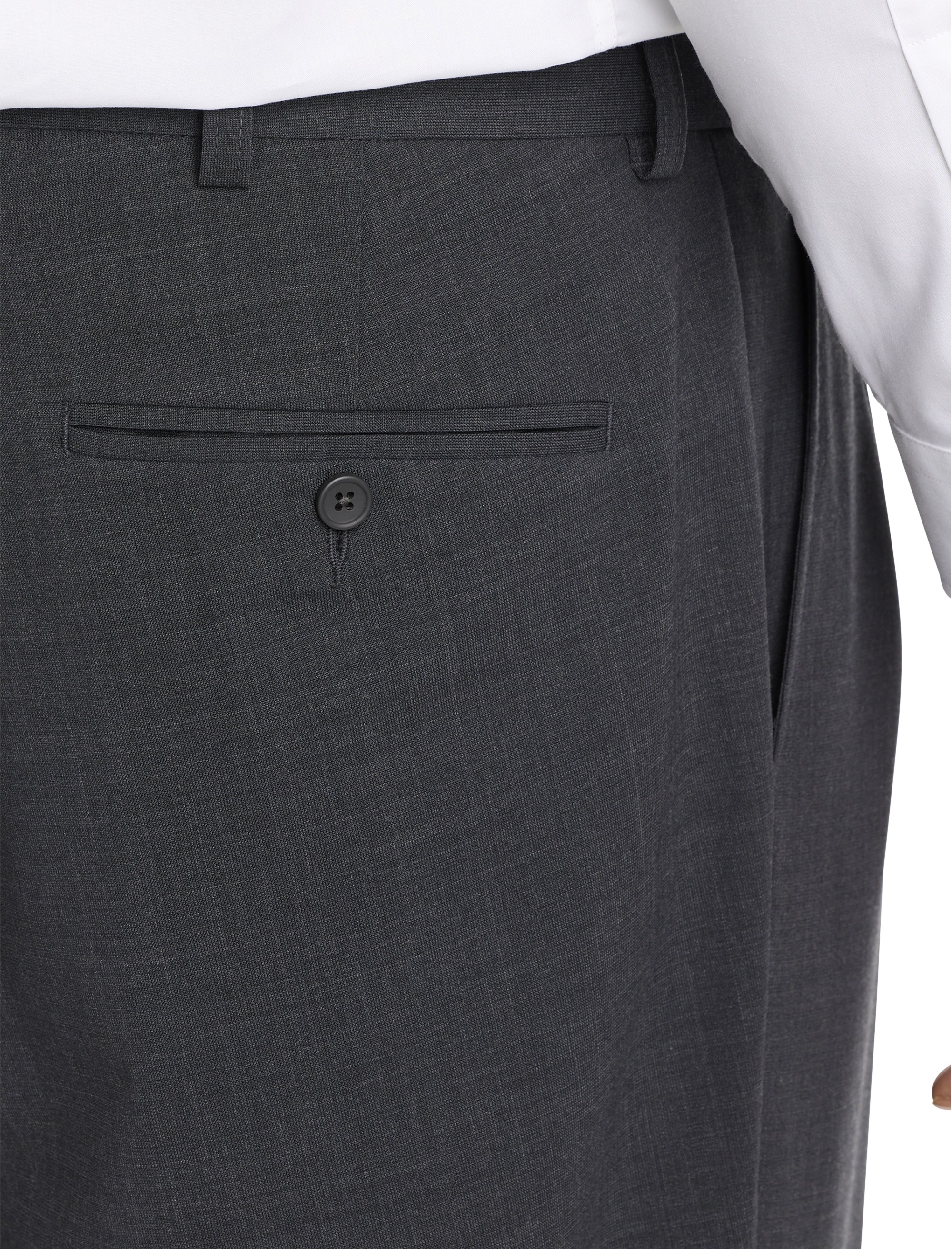 Perfect Fit Waist-Relaxer Pleated Suit Pants - thumbnail 3