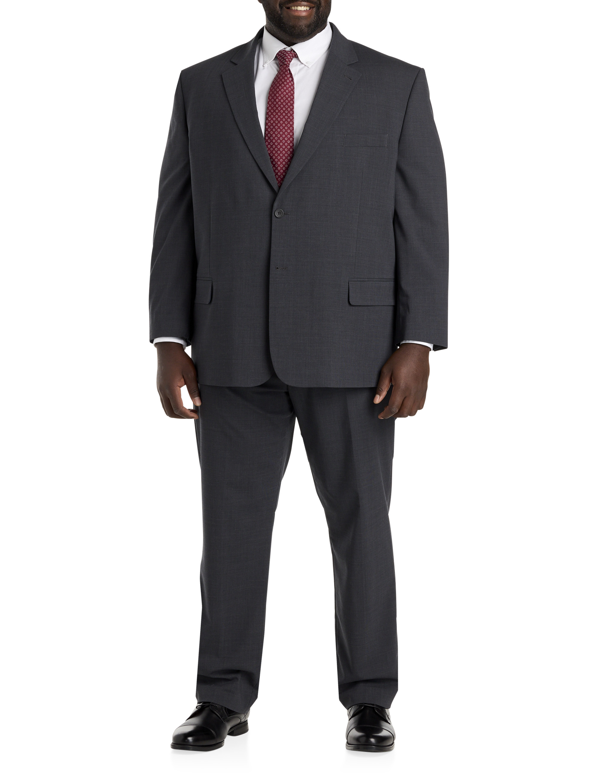 Big + Tall | Oak Hill Perfect Fit Waist-Relaxer Pleated Suit Pants